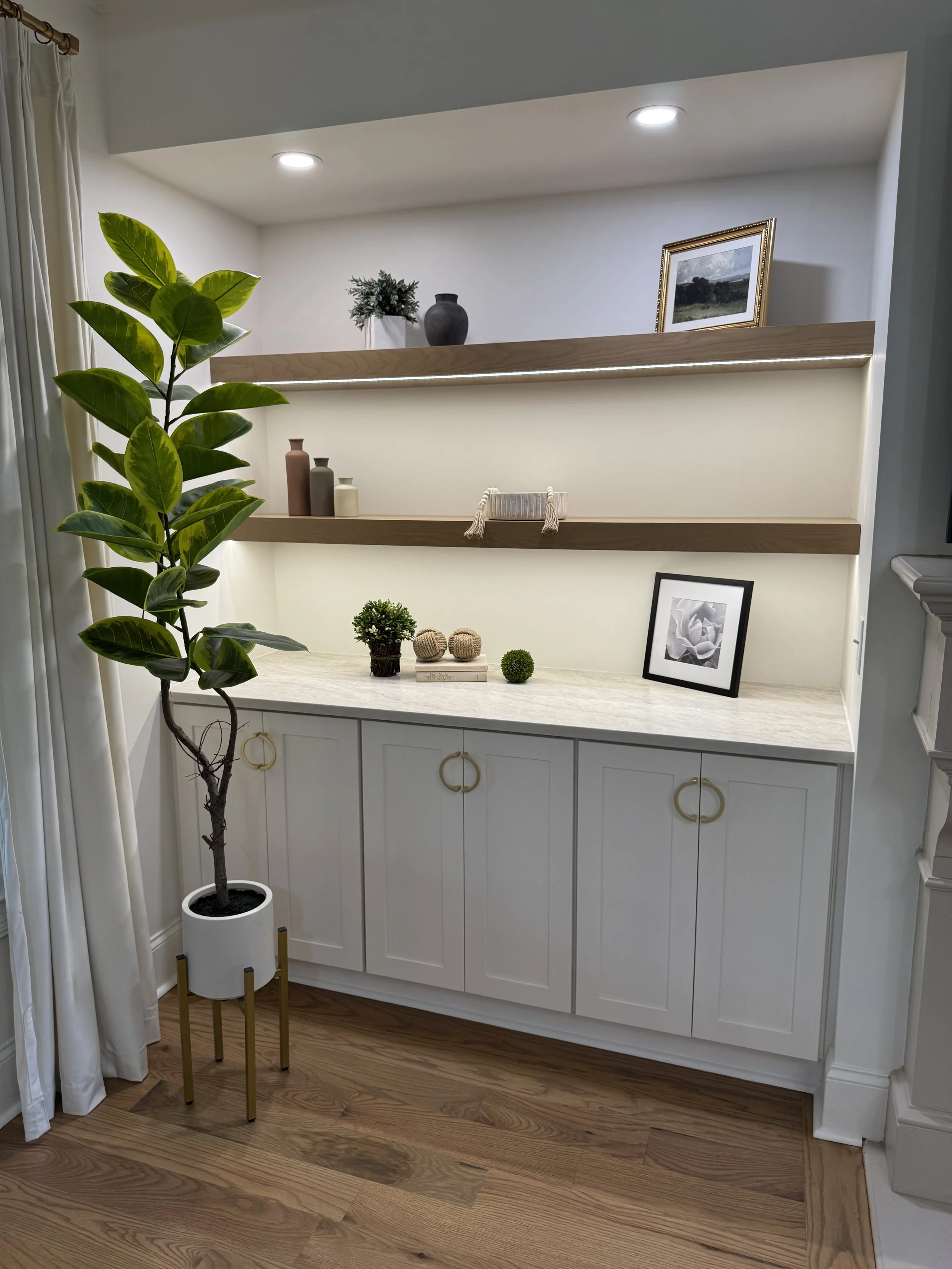 Cozy space designed and remodeled in Atlanta