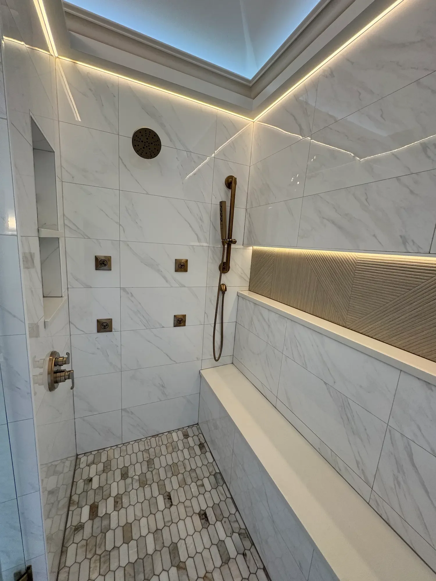 Walk-in shower remodel services in Alpharetta, GA