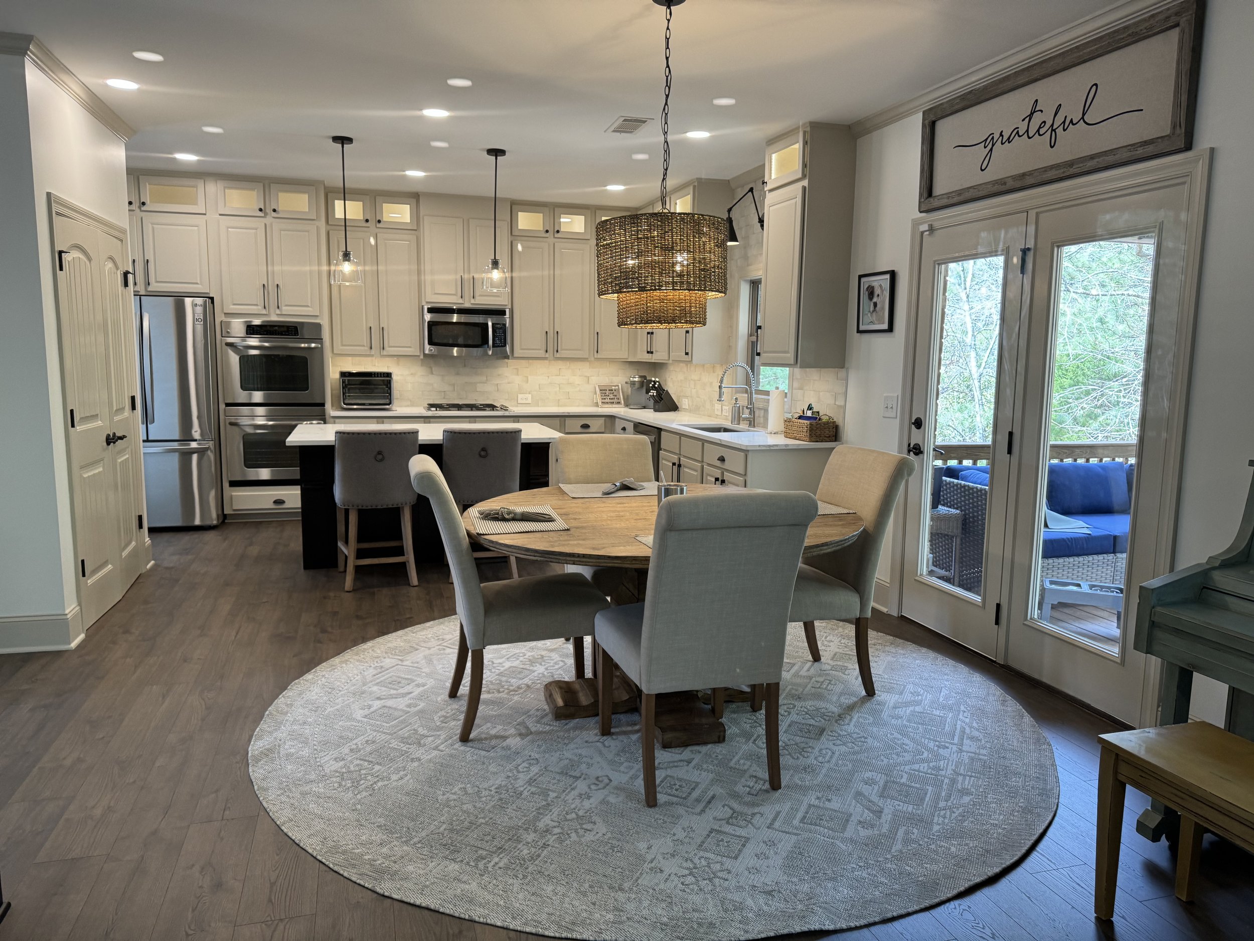 Polo Golf & Country Club open-plan kitchen with updated lighting