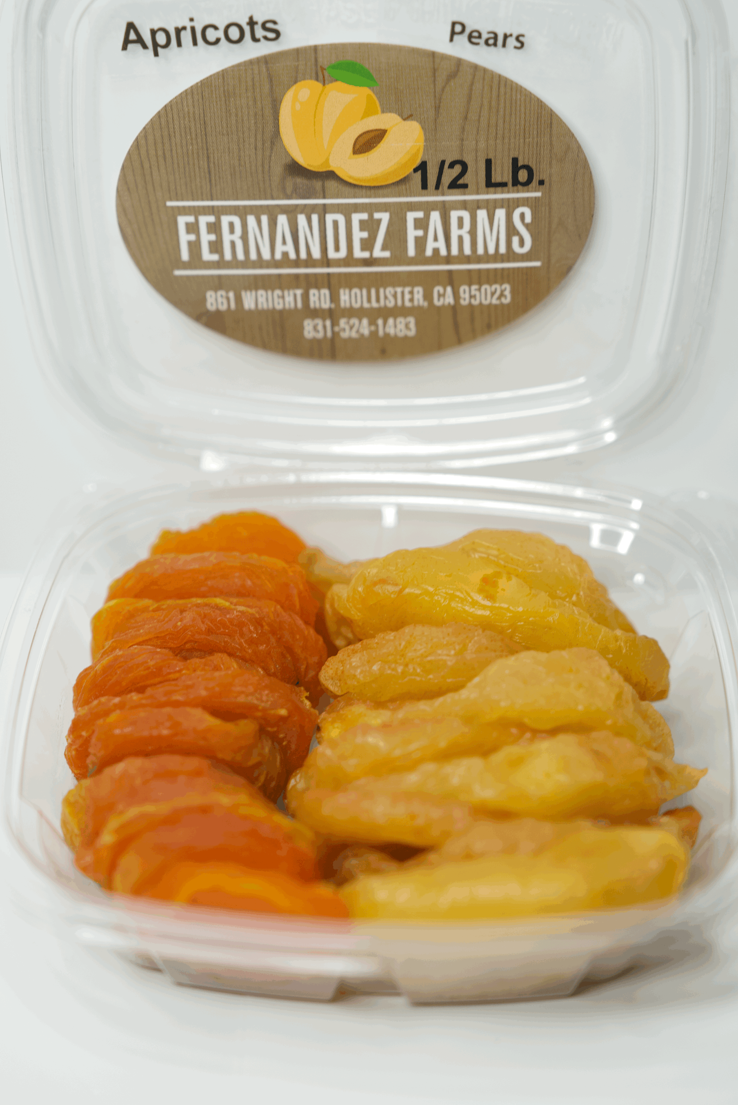 Dried Pears Mixed with Dried Blenheim Apricots