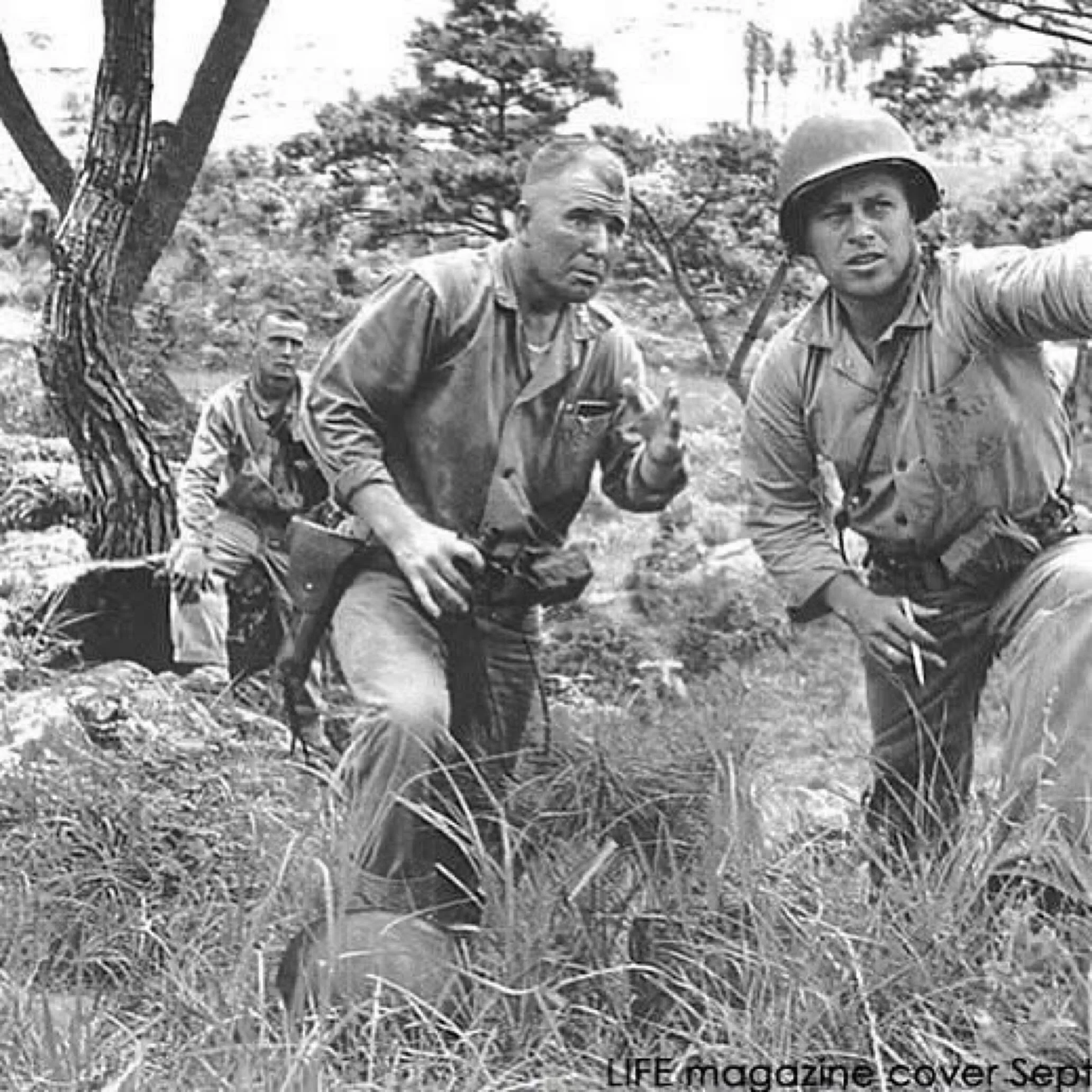 LOE3: Historic Preservation
Legendary Reconnaissance Marine Major General Ken Houghton (pictured here as a Captain) executes Reconnaissance Operations with TSgt Ernest De Fazio and TSgt John Slagle in Korea.
Excerpt from his Silver Star citation:
&