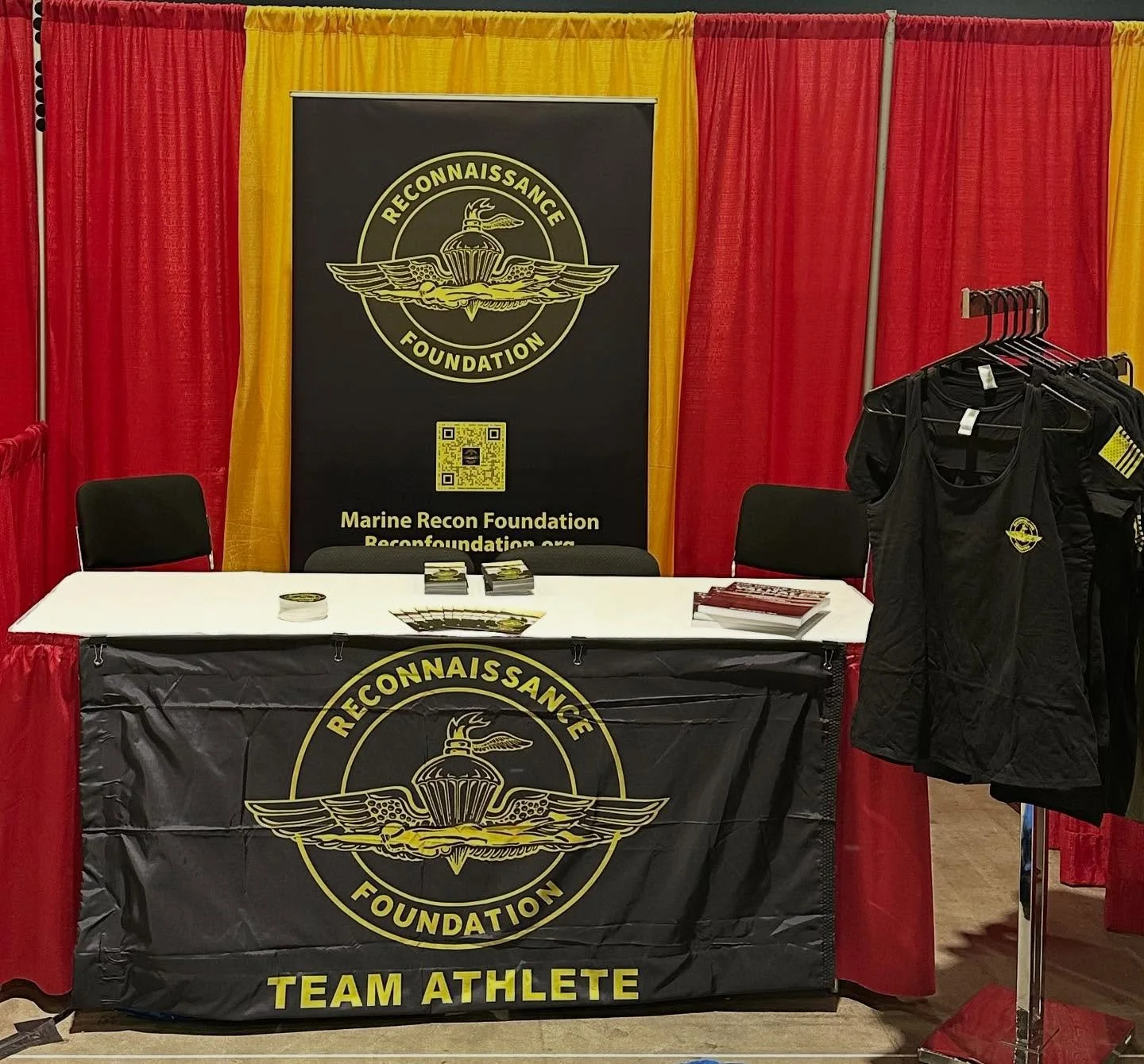Ready to Roll at the Marine Corps Marathon Expo 🇺🇸
The Marine Reconnaissance Foundation is locked in and fully set up for the 2025 Marine Corps Marathon Expo — booth #517 
Our team has been on deck in Washington, D.C., getting everything pr