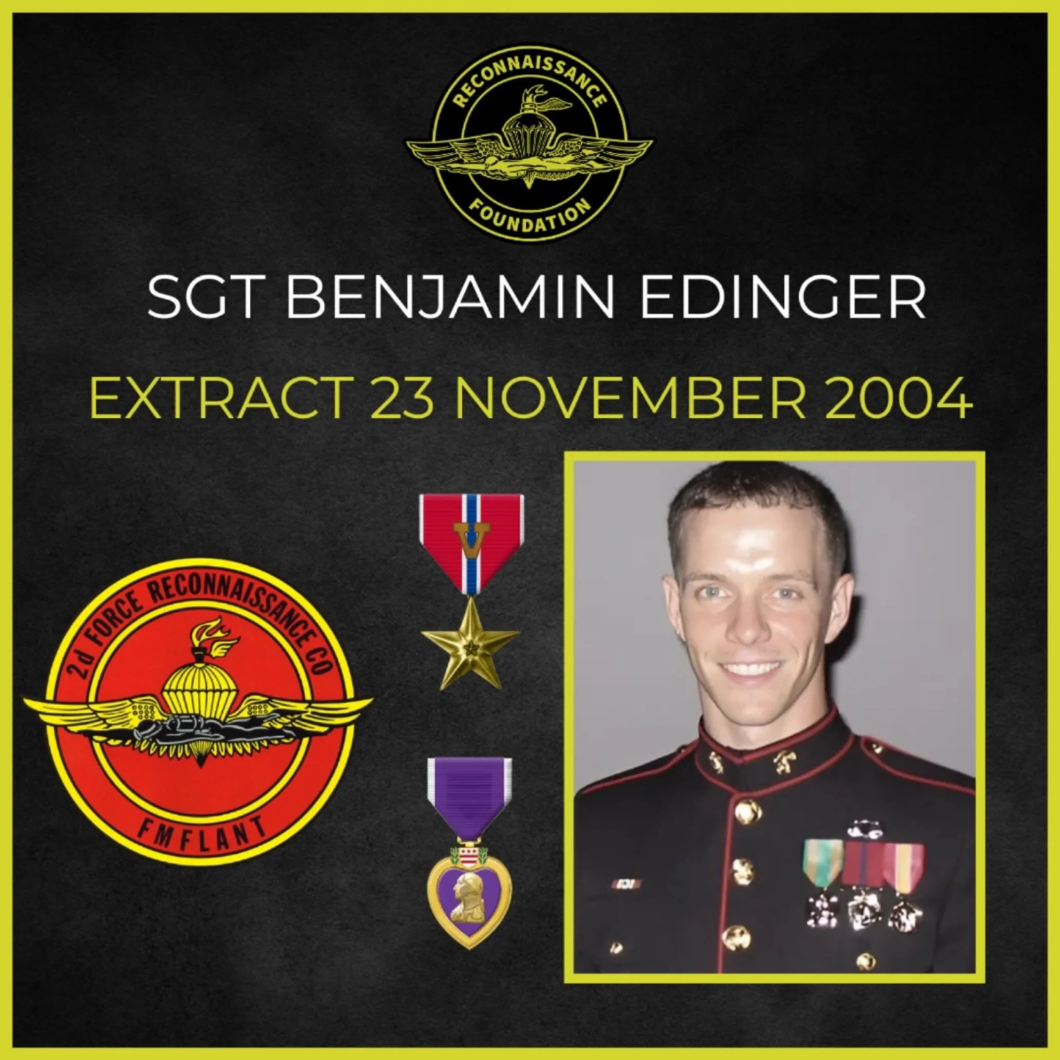 Ben is a loved and respected teammate who is not forgotten.

Never above you
Never below you
Always by your side