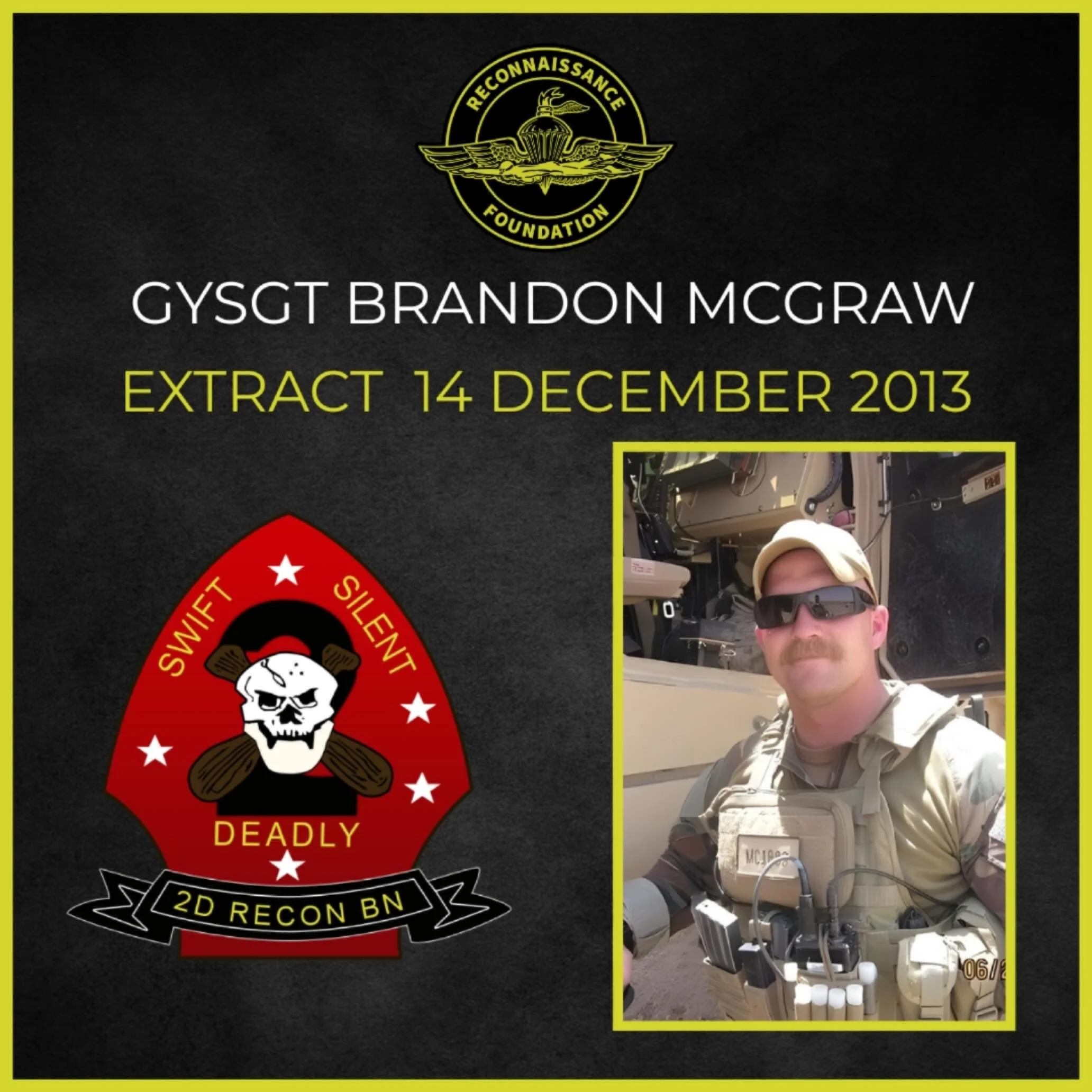 Brandon is a loved and respected teammate who will never be forgotten.

Never above you
Never below you
Always by your side