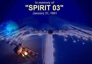 LOE3: Historic Preservation 

Today we remember our teammates from AC-130H Spectre Gunship SPIRIT 03

The 14-person crew&rsquo;s AC-130H Spectre gunship was shot down by an Iraqi surface-to-air missile while conducting a combat mission in support of 