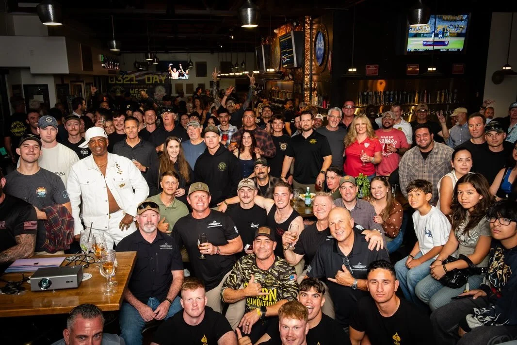 0321 West @ballastpointsandiego was a great night with teammates, our families and supporters celebrating brotherhood and community.

Thank you to all who participated in the Recondo Hundo leading up to this event and those who attended.  Your suppor