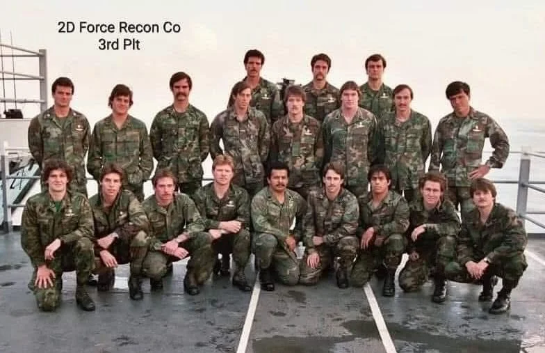 LOE3: Historic Preservation 

Teammates from 3rd Platoon, 2nd Force Reconnaissance Co. Circa early 1980&rsquo;s.

There are some legendary Recon men in this photo.

&ldquo;Forever shall I strive to maintain the reputation of those who have come befor