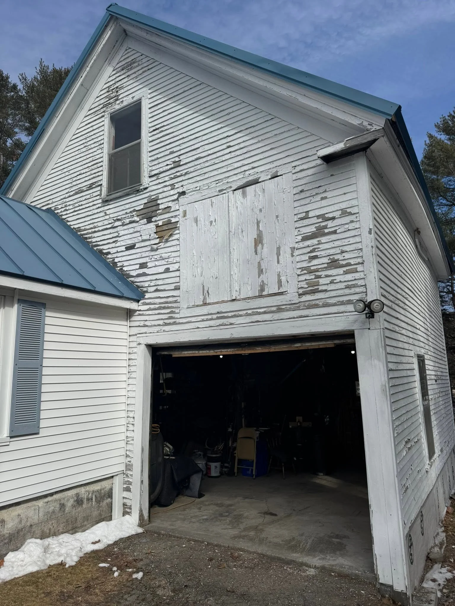 Siding Project Before