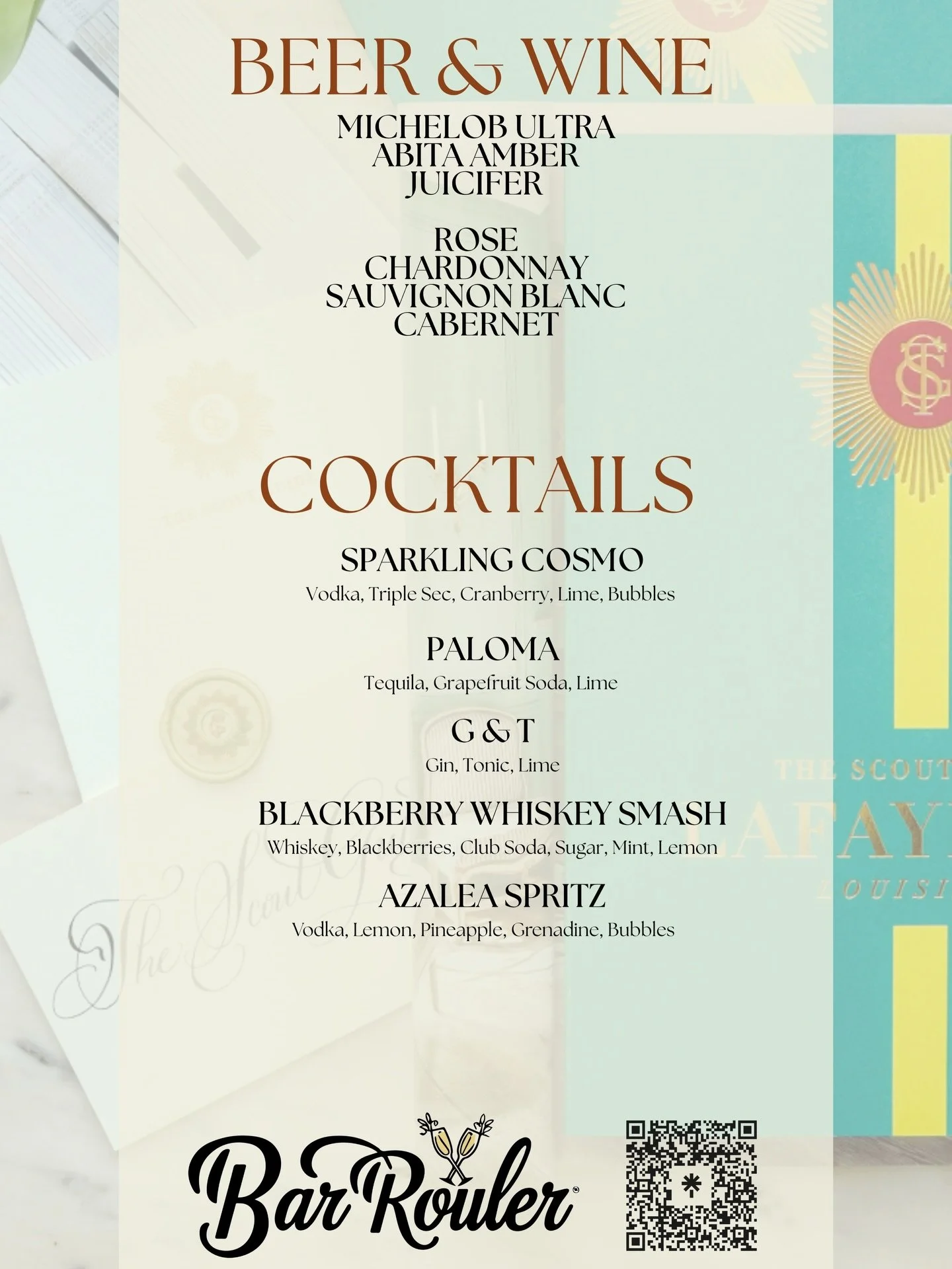 Sip &amp; Scout Menu Sneak Peek 🍹✨

Catch us this Friday at @tsglafayette &rsquo;s 3rd Annual Sip &amp; Scout! Enjoy live music, handcrafted cocktails, sweet bites from @beignetboxlouisiana, and exclusive discounts from your favorite local shops.

C