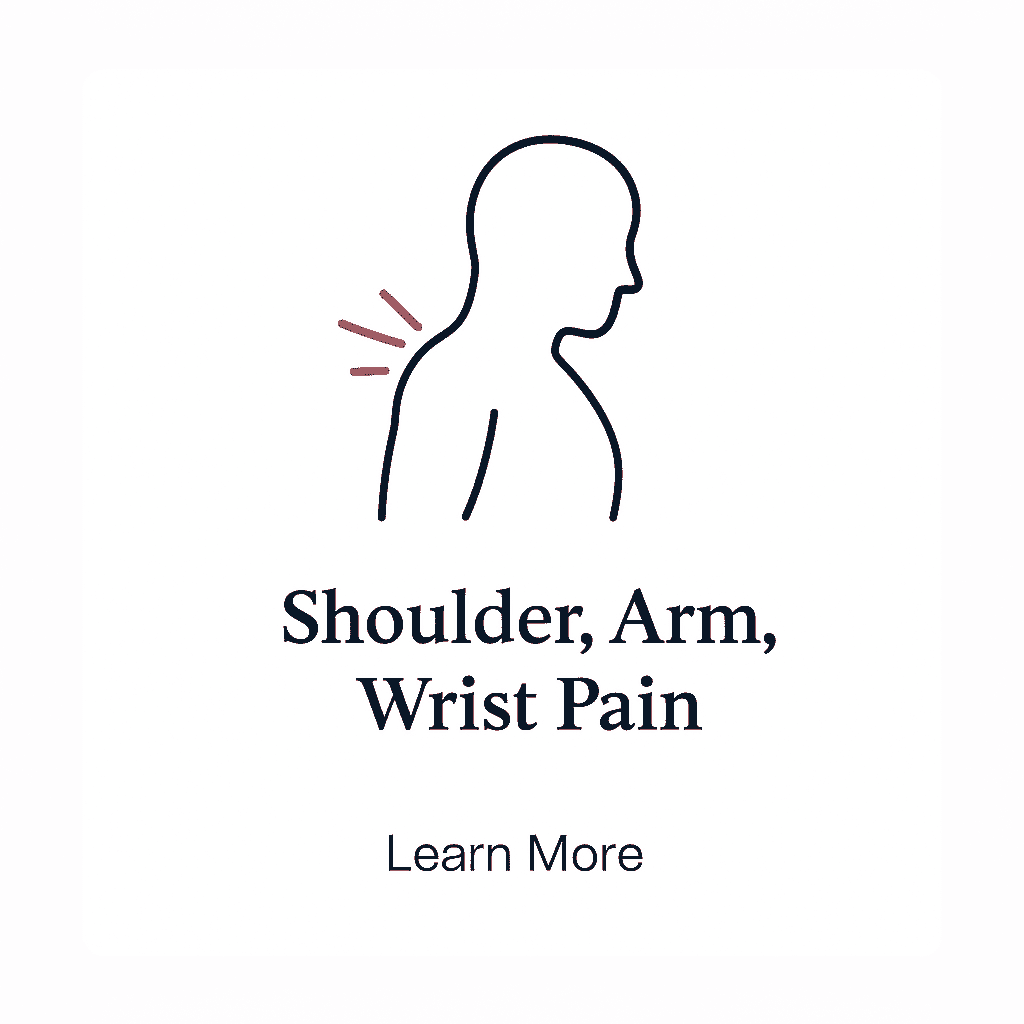 Chiropractor in Cedar Park treating Shoulder, wrist, and arm pain after car accident