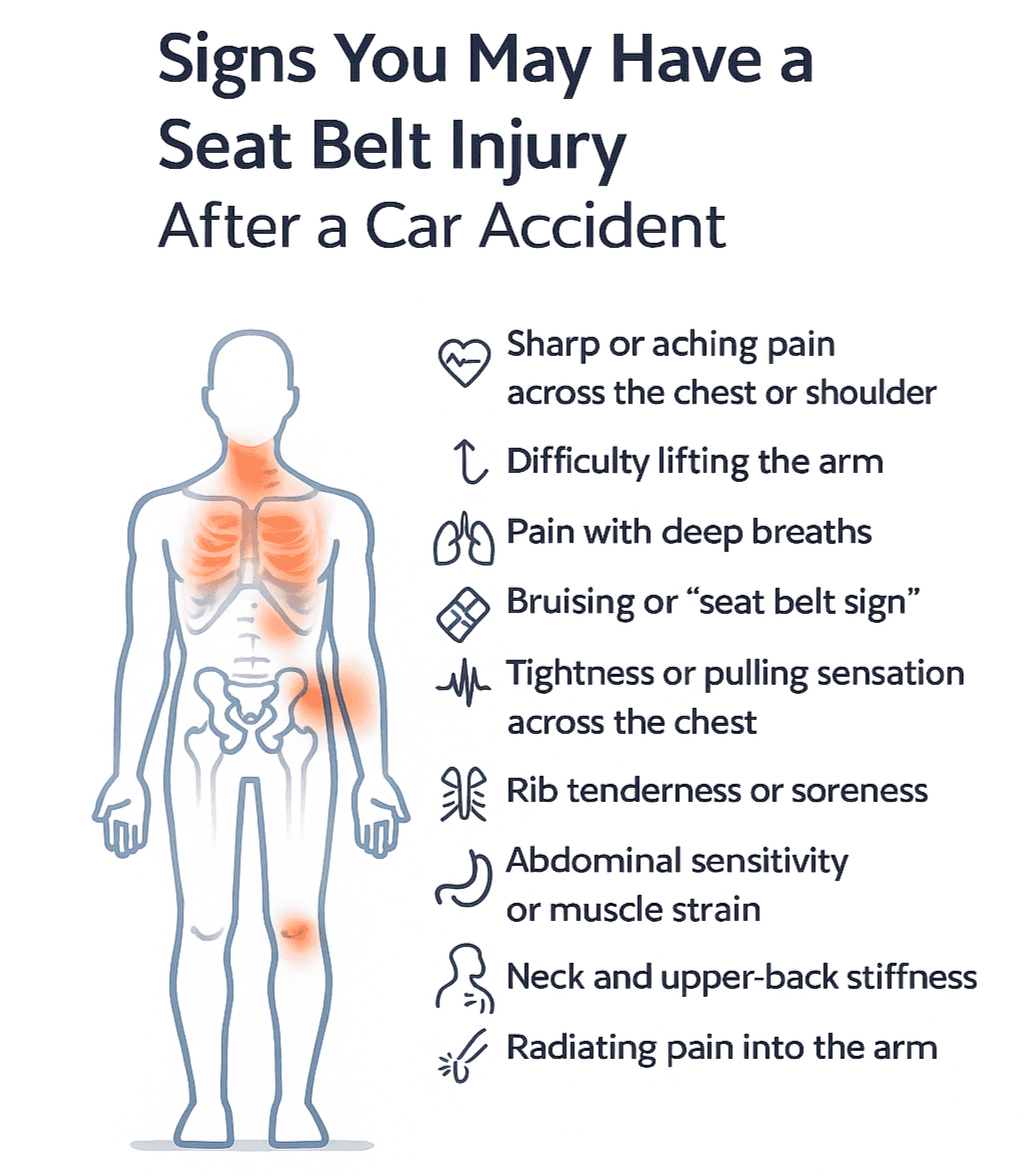seat belt injury treatment Cedar Park chiropractor