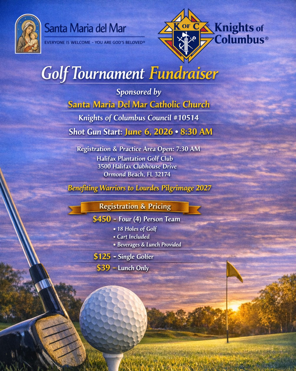 Knights of Columbus: Golf Tournament Fundraiser