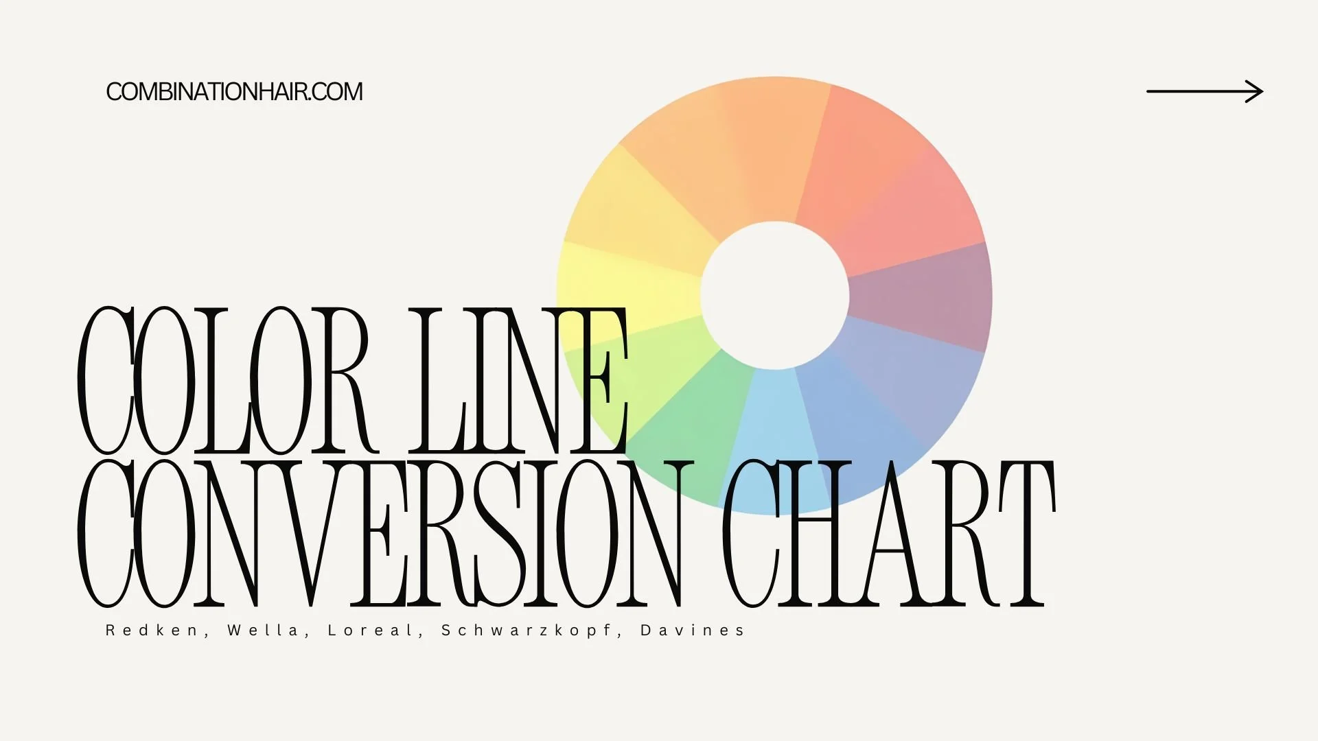 Color Line Conversion Chart