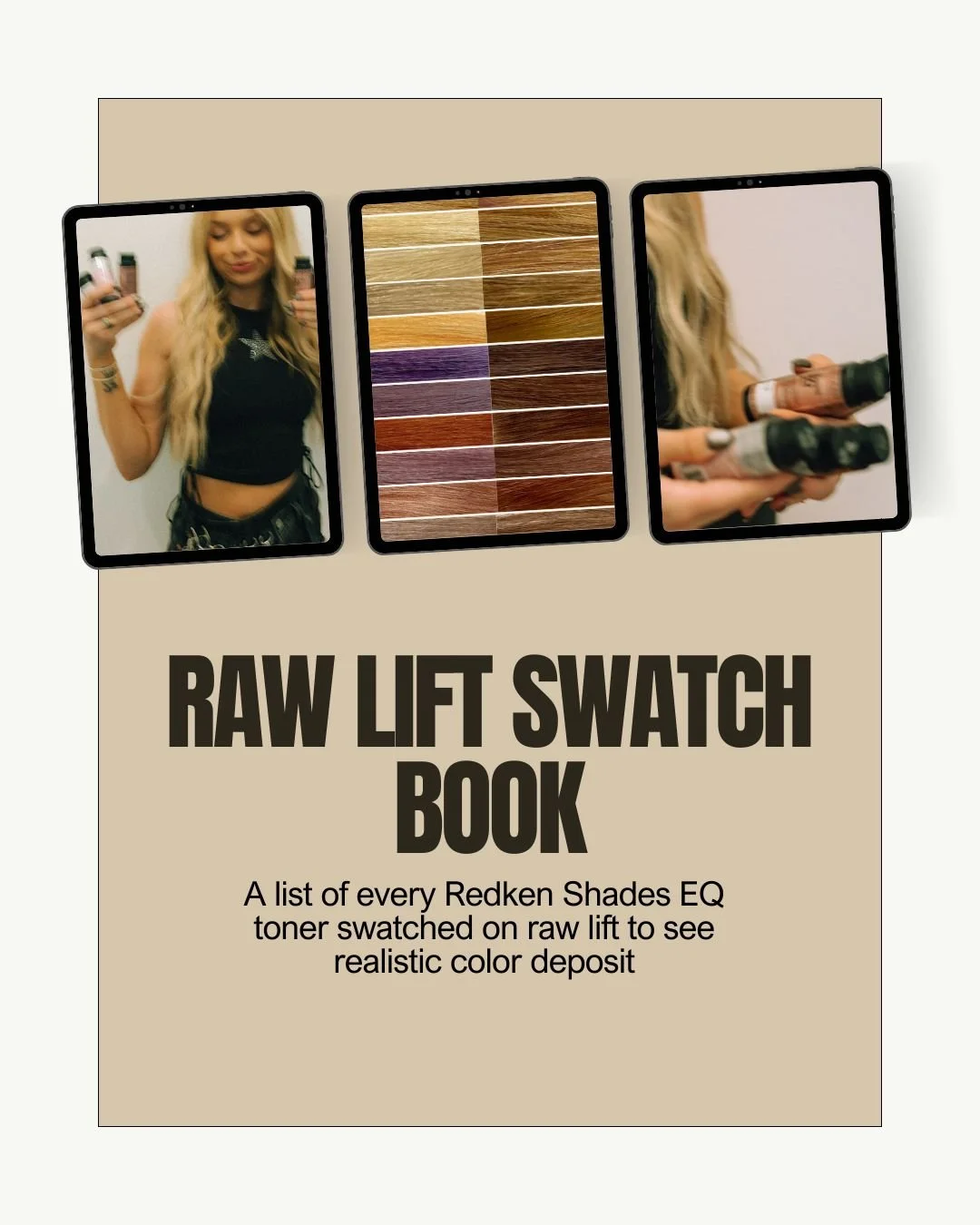 ShadesEQ Raw Lift Swatch Book
