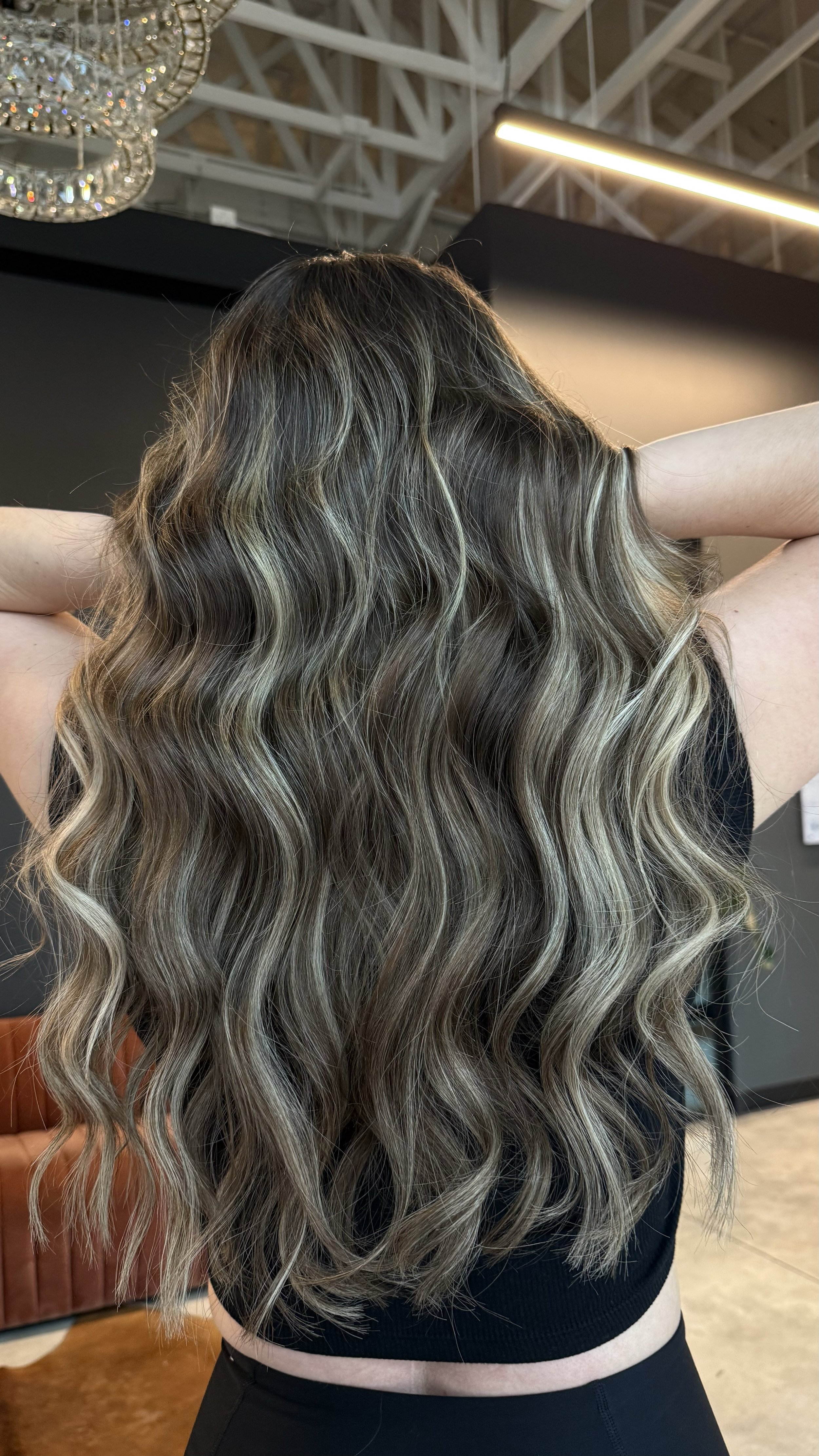 Austin texas best hairstylist lived in color, balayage, blonding blondes, brunettes, extensions, hair extensions, sew in weft, tape in, k tip makenna klecka