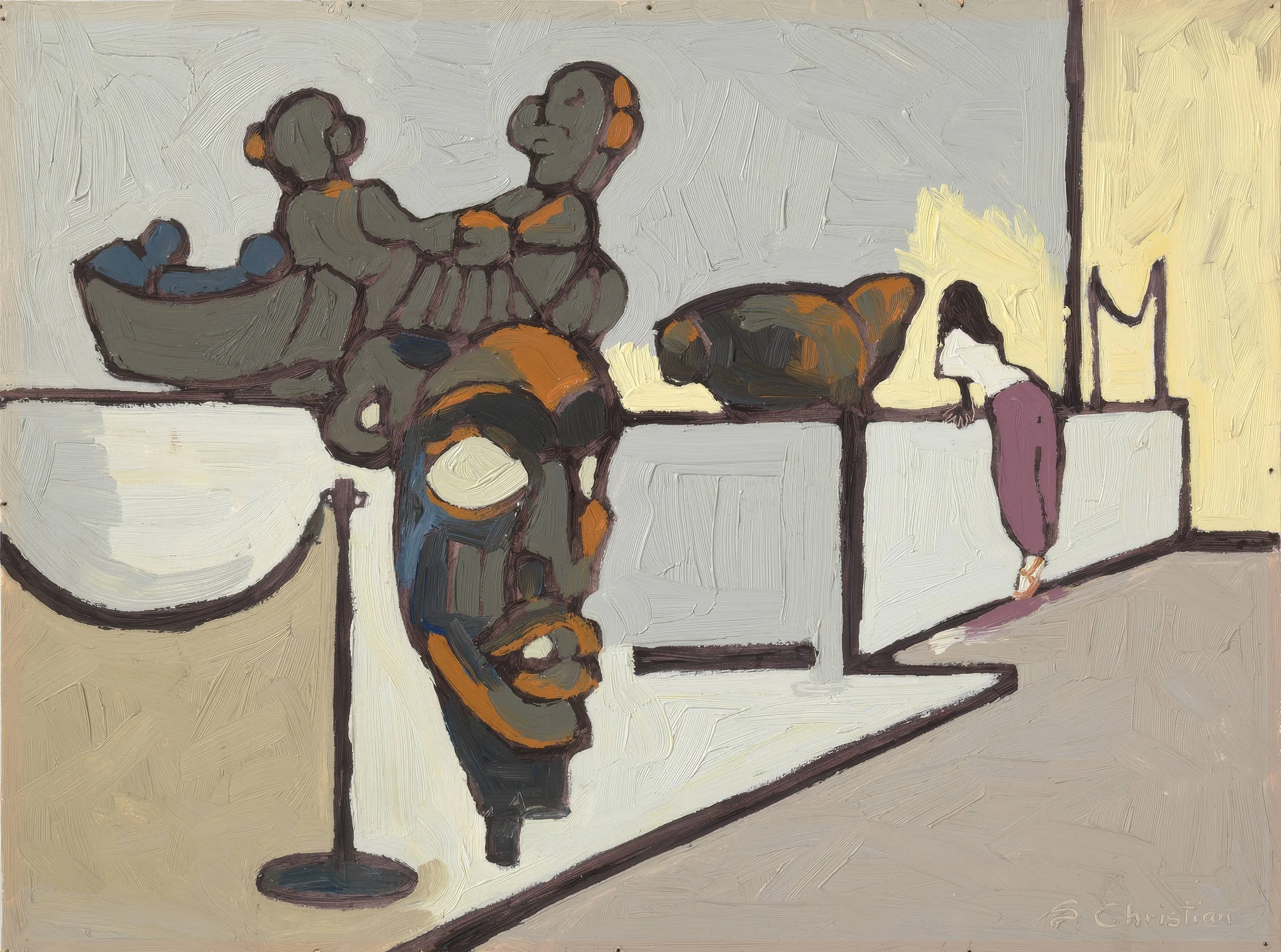 Row, Row, Row Your Boat
Monuments and Pedestals Series
Oil on Board
12” x 16”
1993
— SOLD —