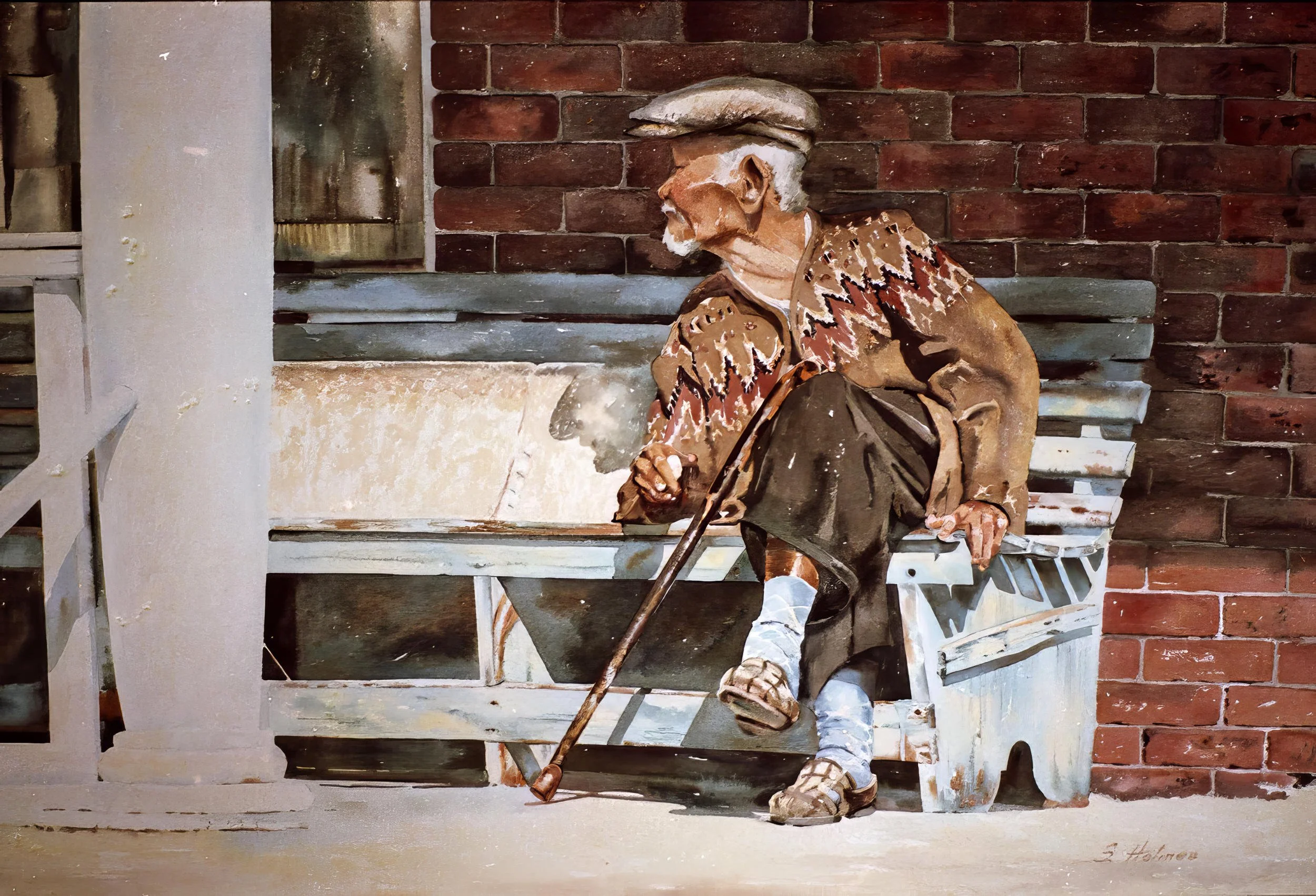 Solitaire
Chinatown Series
Watercolour
28” x 36”
1981
— SOLD —