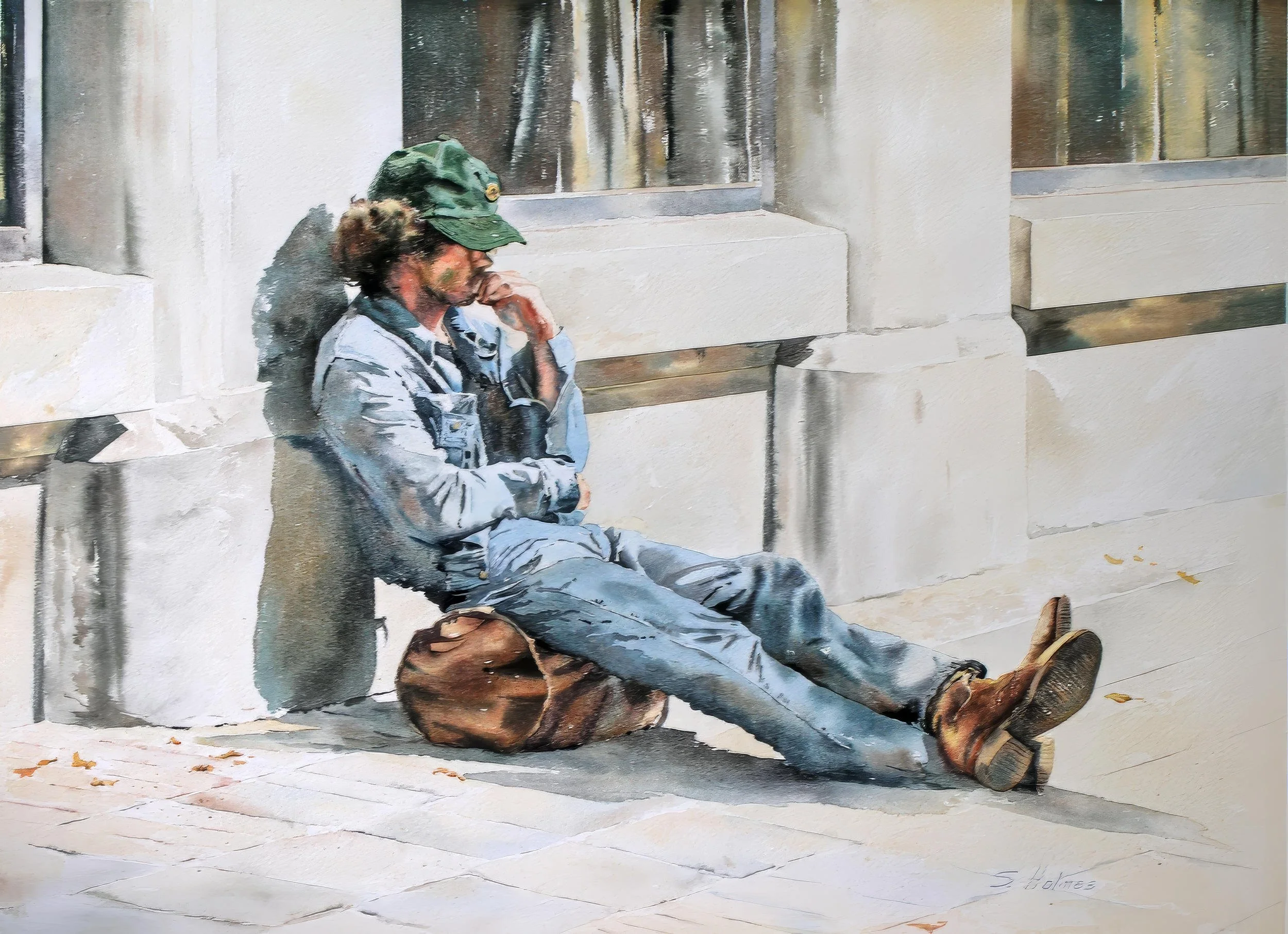 Young Canadian 1980
Watercolour
28” x 436”
1981
— SOLD —