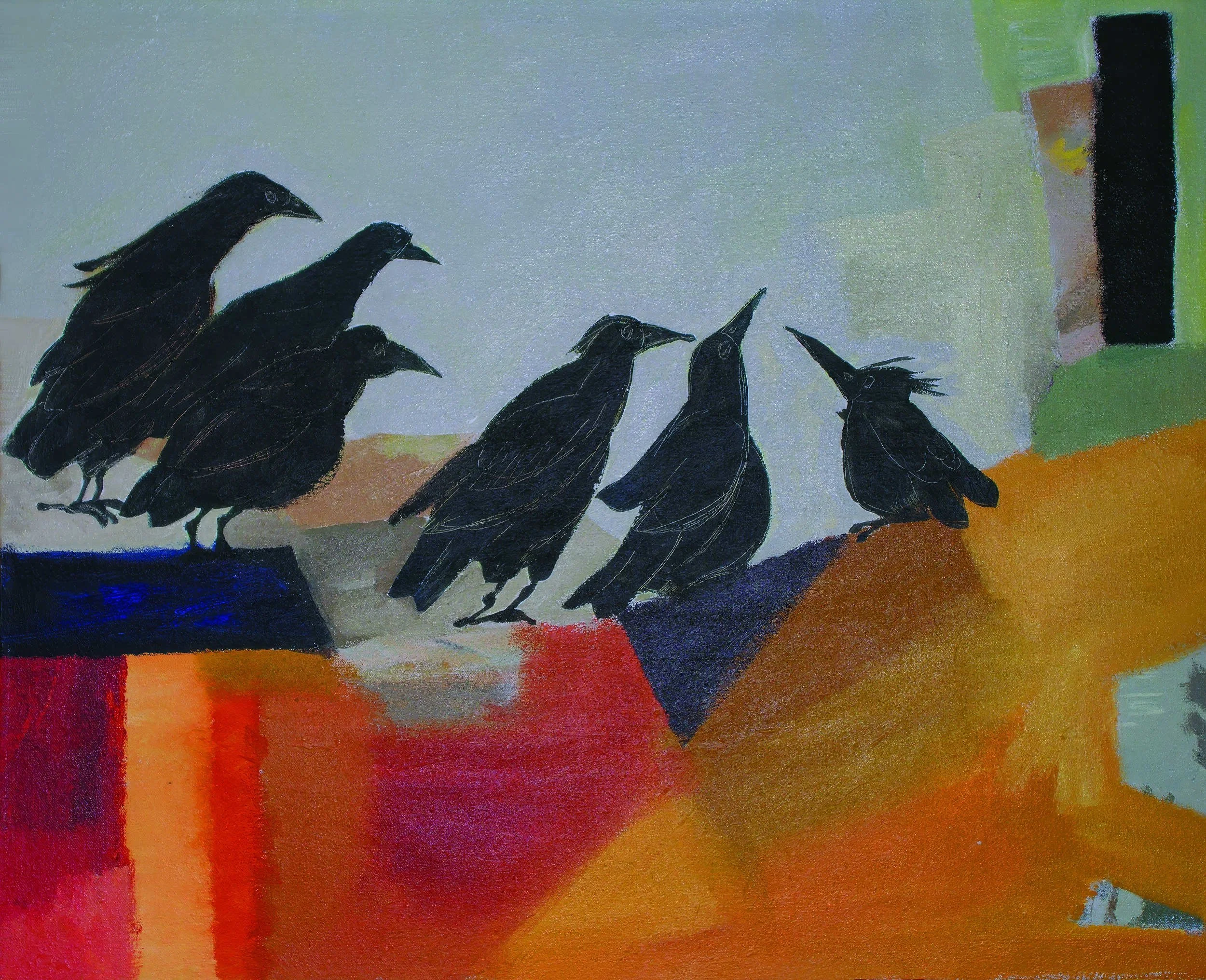 Folkestone Crows
West Van Crows Series
Acrylic on Canvas
24” x 30”
2012
— SOLD —