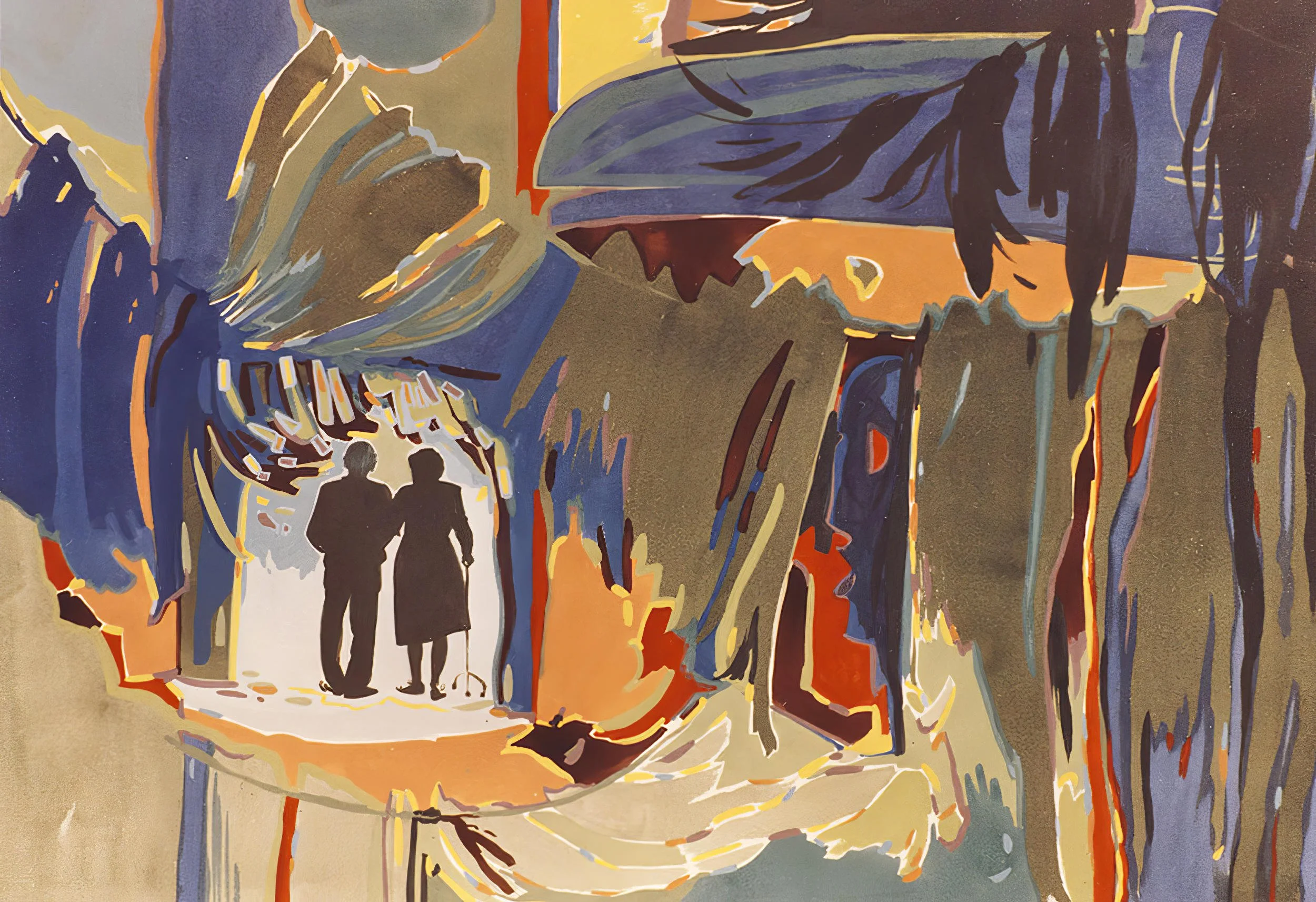 A Visit to the Museum of Anthropology
Monuments and Pedestals Series
Mixed Media
40” x 60”
1987
— Available from Artist's Collection —