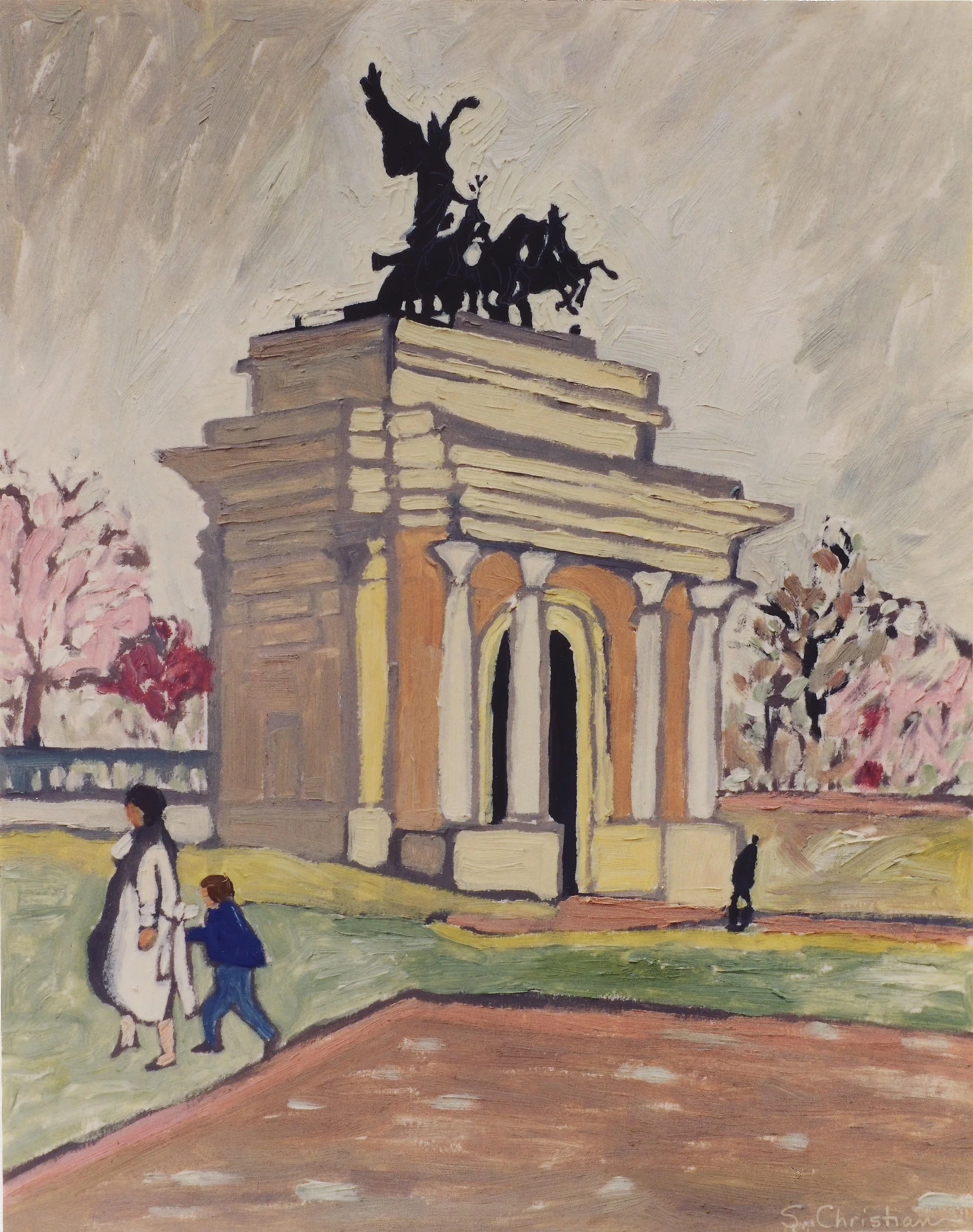 Triumphal Arches
Monuments and Pedestals Series
Oil on Board
38” x 48”
1993
— SOLD —