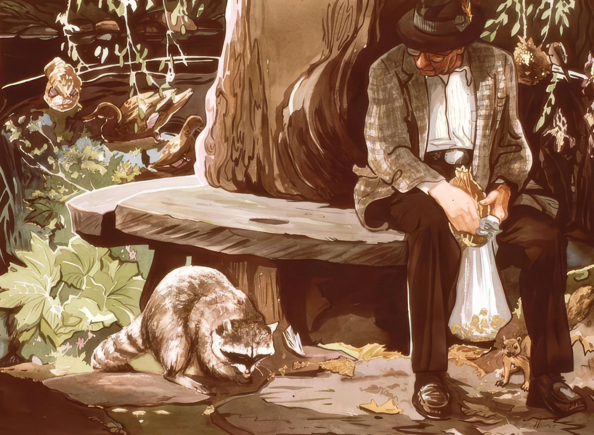 Daily Ritual
Stanley Park Series
Watercolour
37” x 48”
1987
— SOLD —