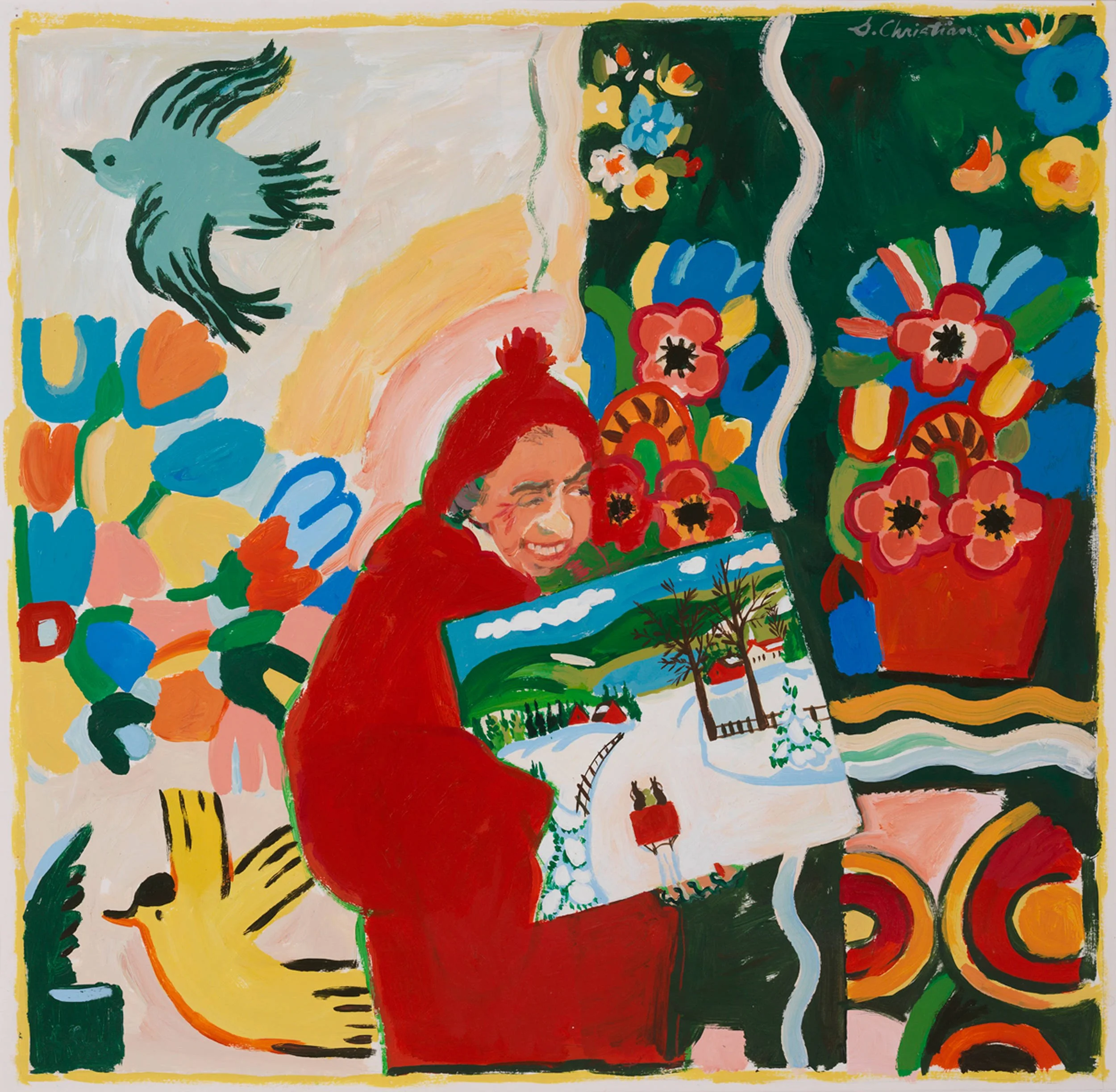 Maud Lewis Portrait
Tribute Series
Acrylic
30” x 30”
1998
— Available from Artist's Collection —