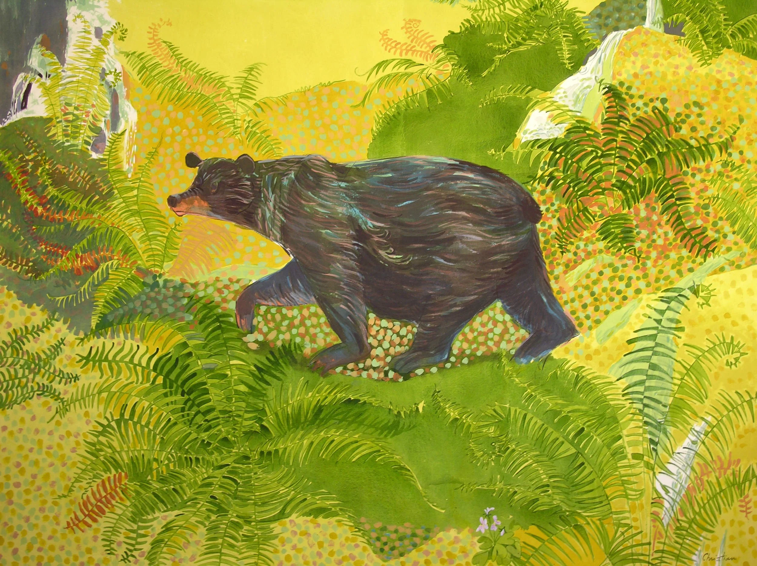 Meandering
Bear Series
Acrylic
60 1/2” x 77”
2008
— Available from Artist's Collection —