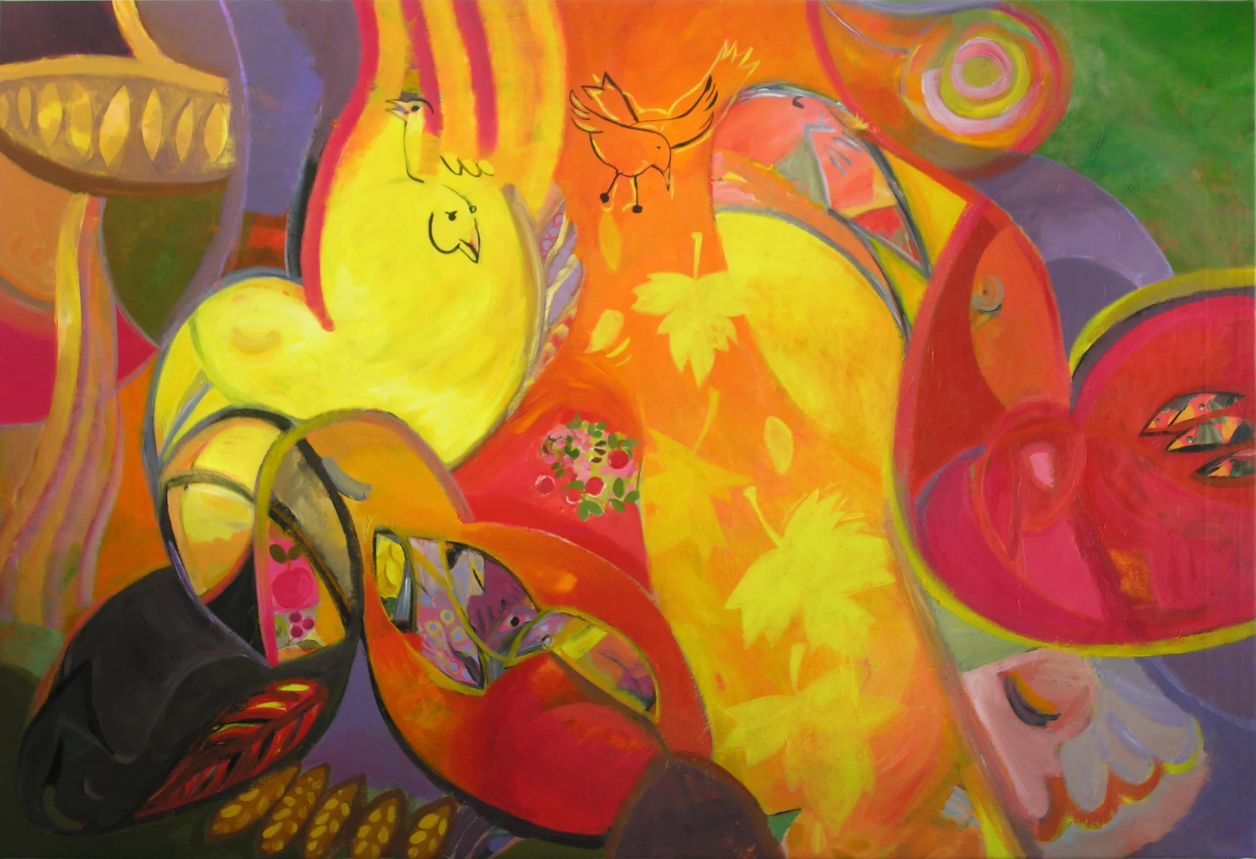 Fall Crows
Lost Garden Series
Acrylic on Canvas
58” x 85”
2001
— Available from Artist's Collection —