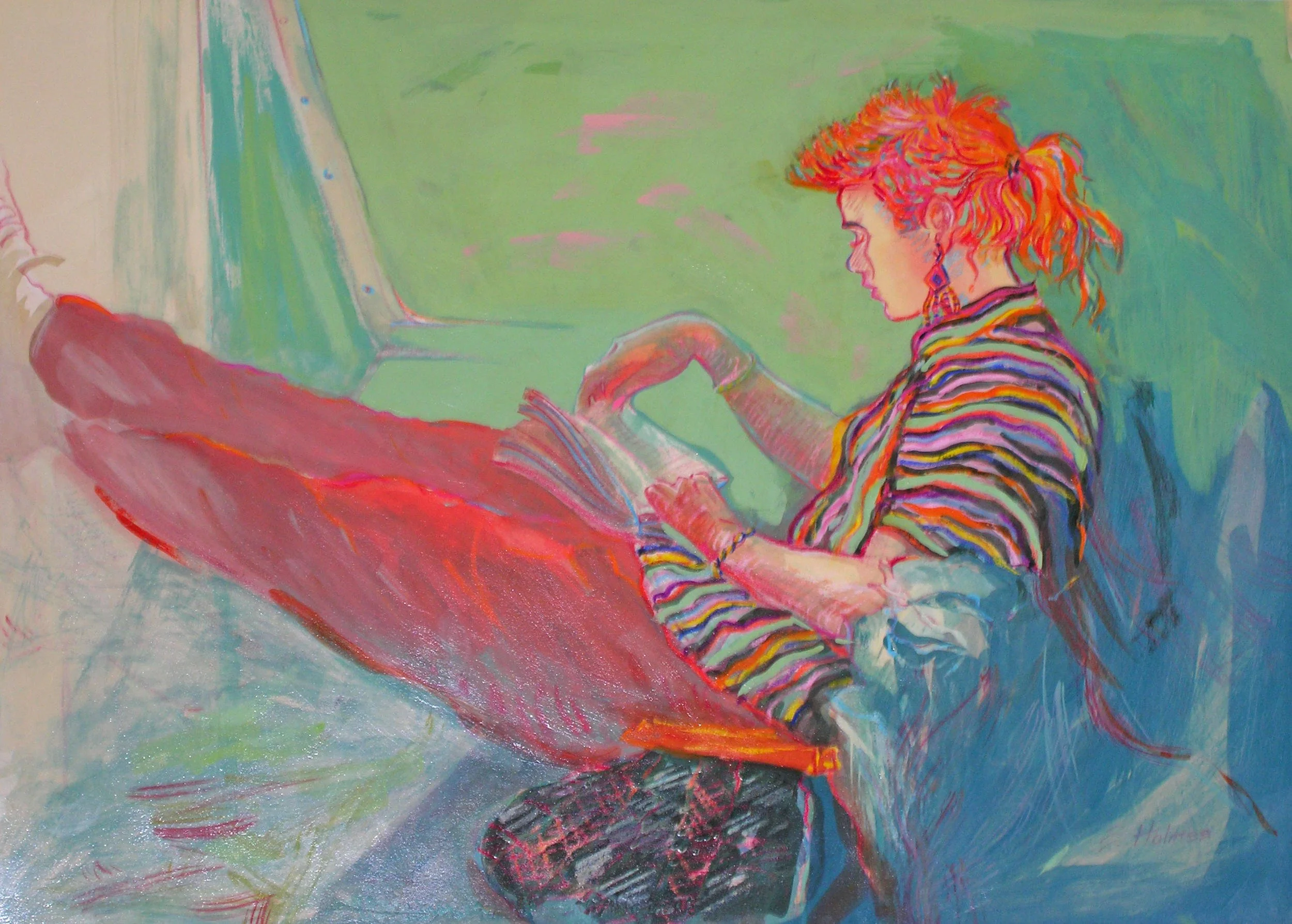 Seabus Who Person-Bright and Beautiful
Modern Women Series
Mixed Media plus Varnished
22” x 30”
1986
— SOLD —