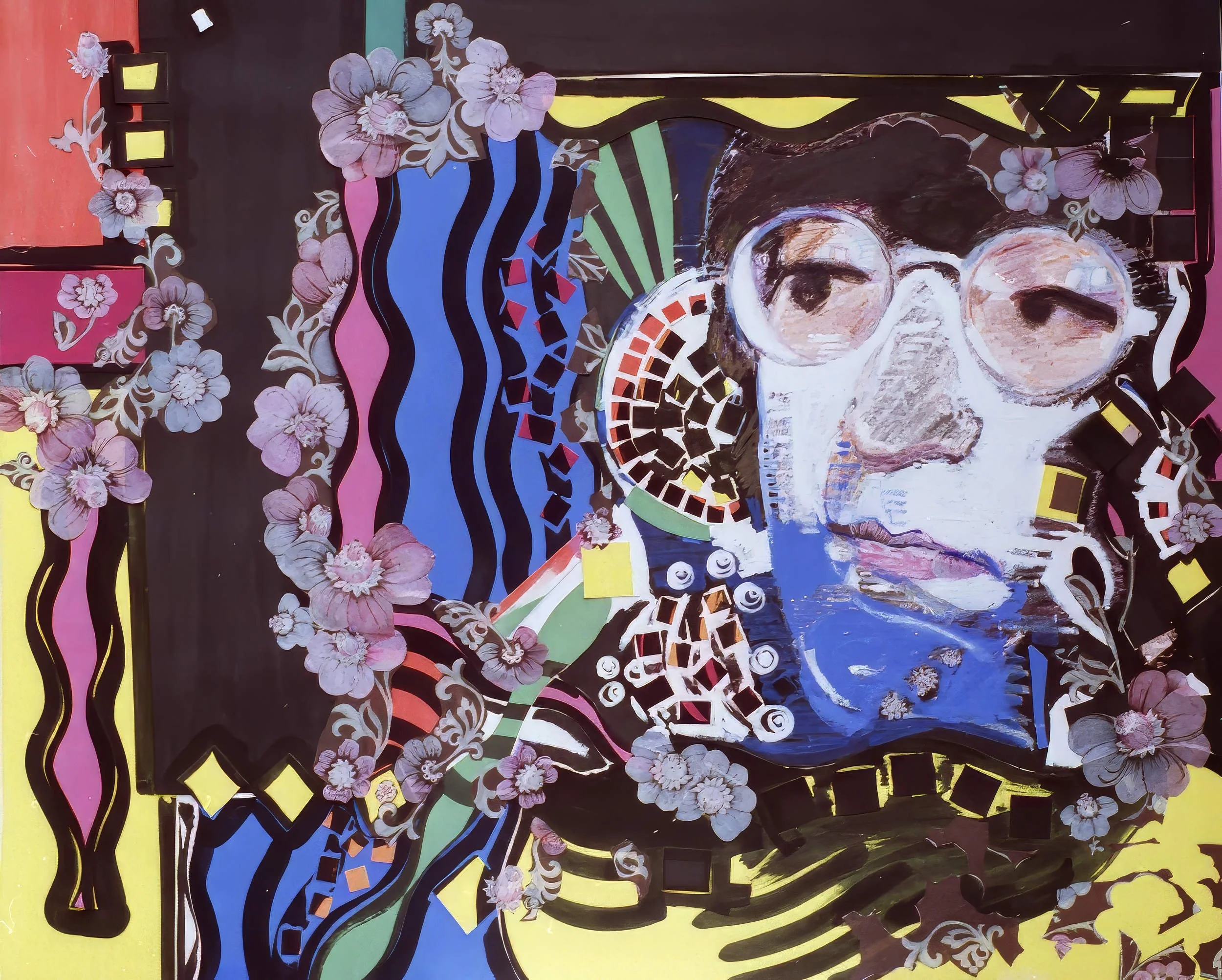 Imagine
Rock Poets and Prophets Series
Watercolour + Oil Pastel + Dècoupage
39" x 48"
1991
— SOLD —