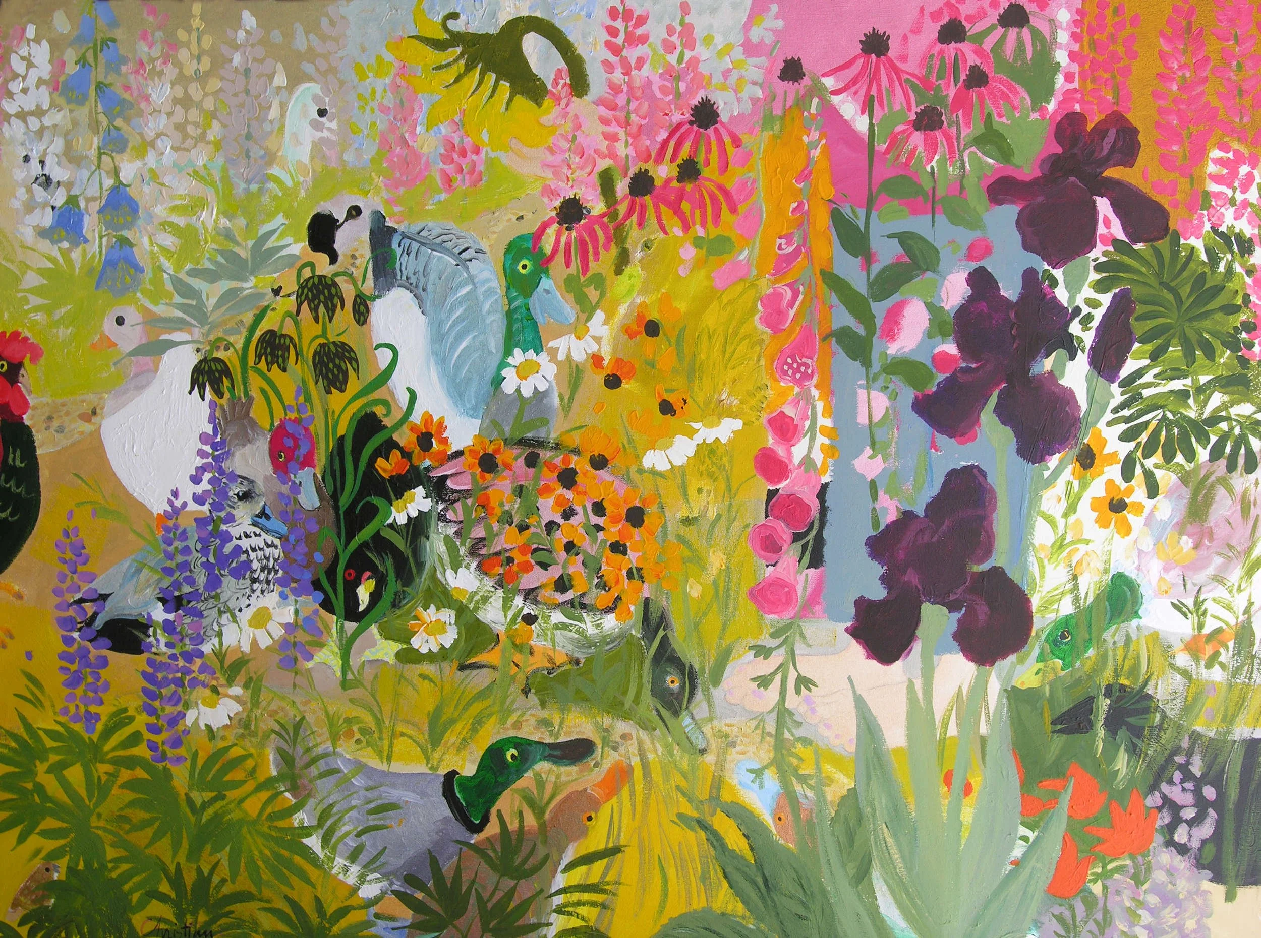 Ambleside Duck Pond
Wild in the City Series
Acrylic
36” x 48”
2003
— SOLD —