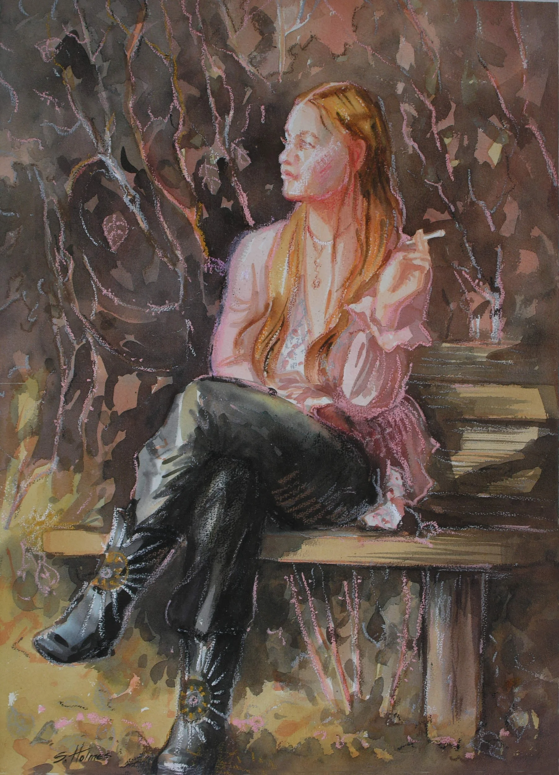 Daydreams
Boulder Series
Watercolour plus Oil Pastel
22” x 30”
1983
— SOLD —