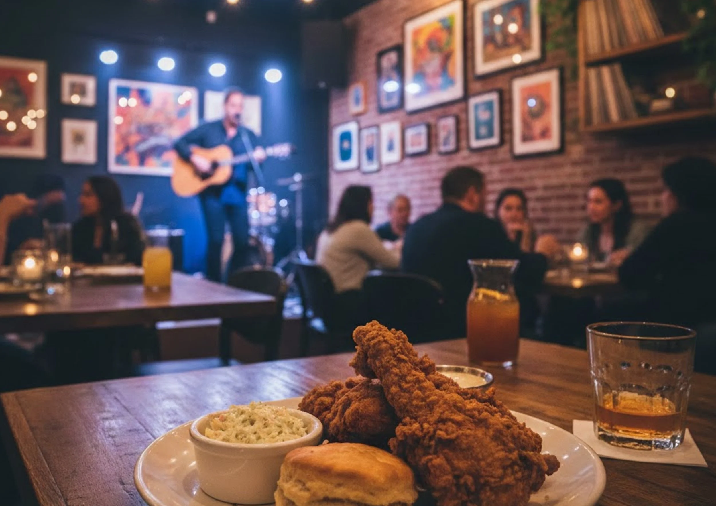 Fried Chicken and Blues Nights Near Jean