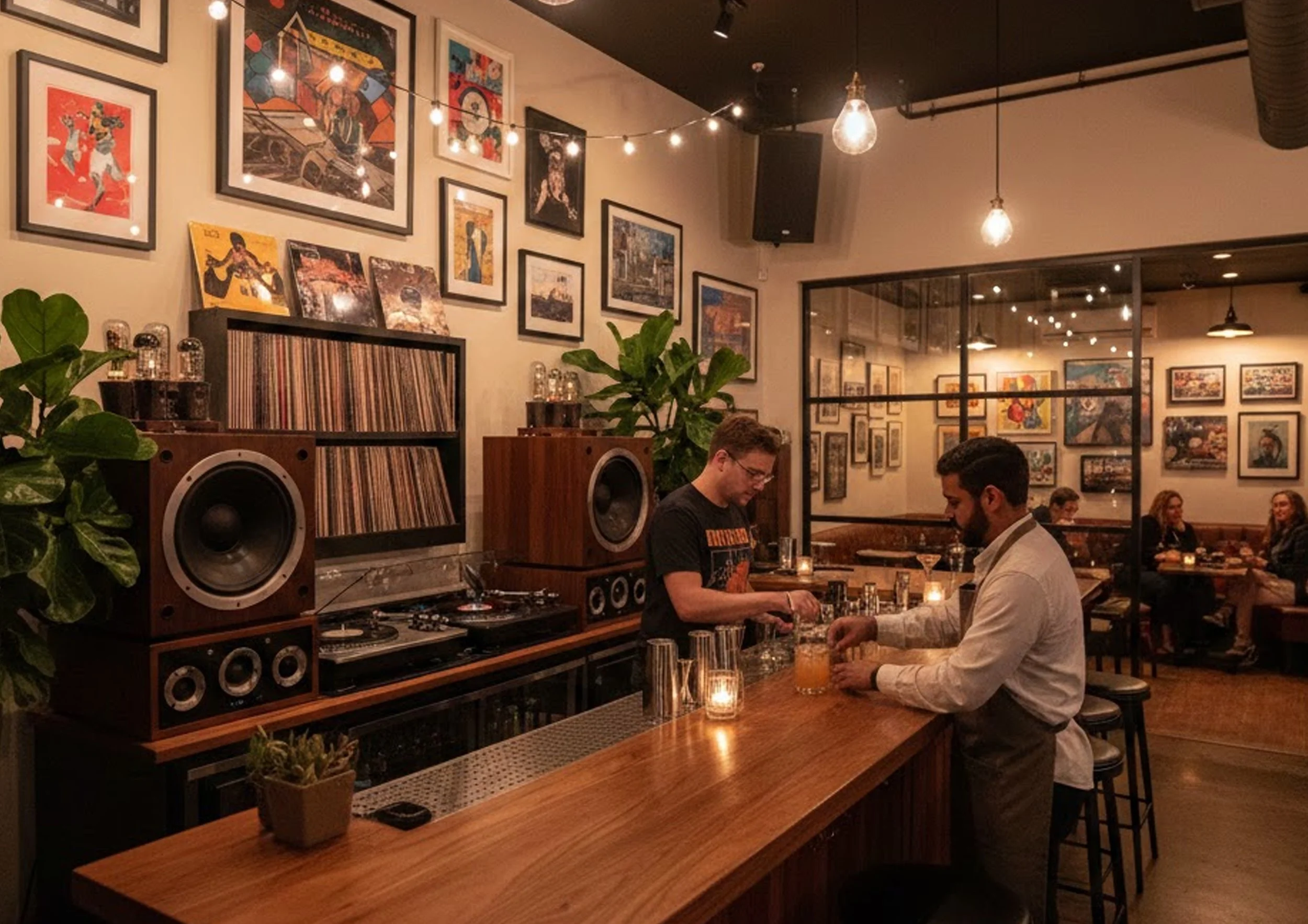 Vinyl Music Lounges Near Jean