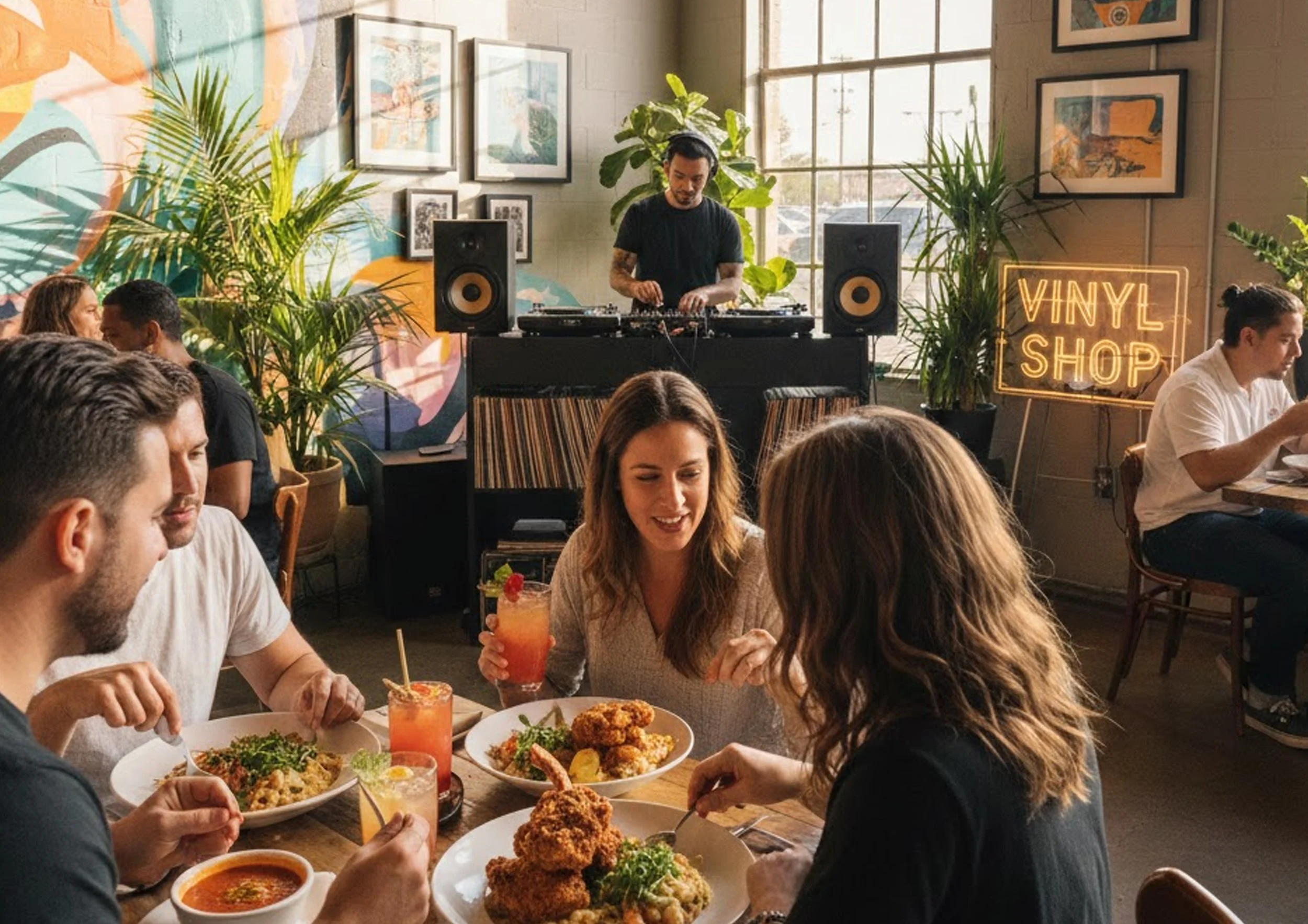 Weekend Brunch Near Jean With Music