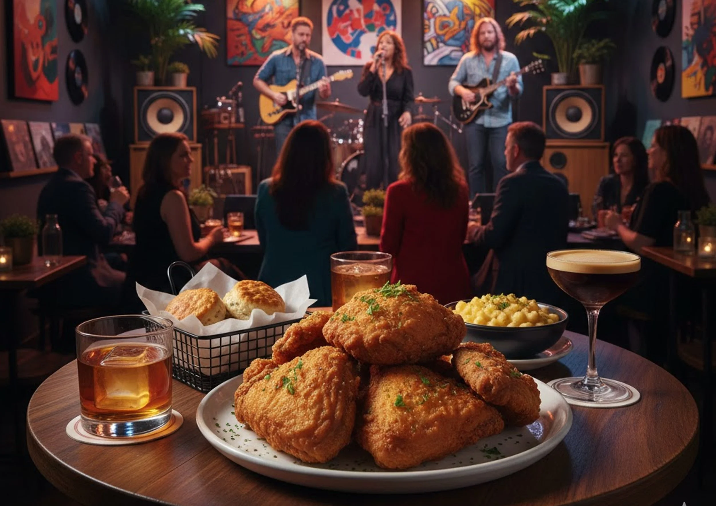Fried Chicken and Blues Nights Near Blue Diamond