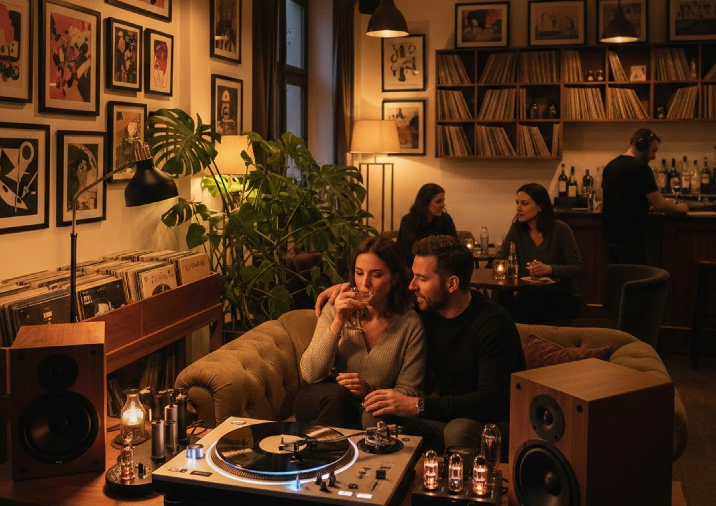 Vinyl Music Lounges Near Blue Diamond