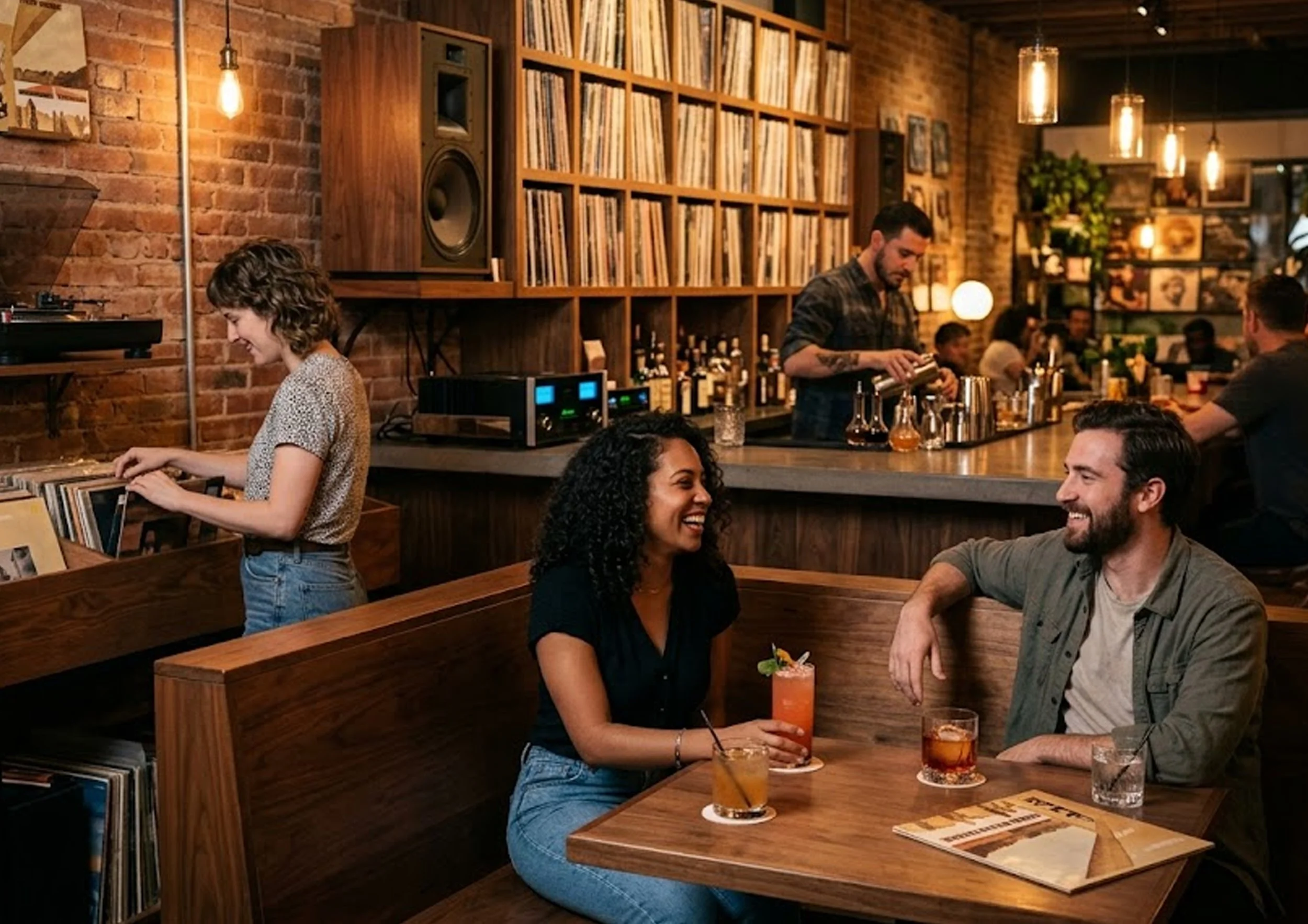 Best Places Near Henderson for Vinyl Records and Cocktails