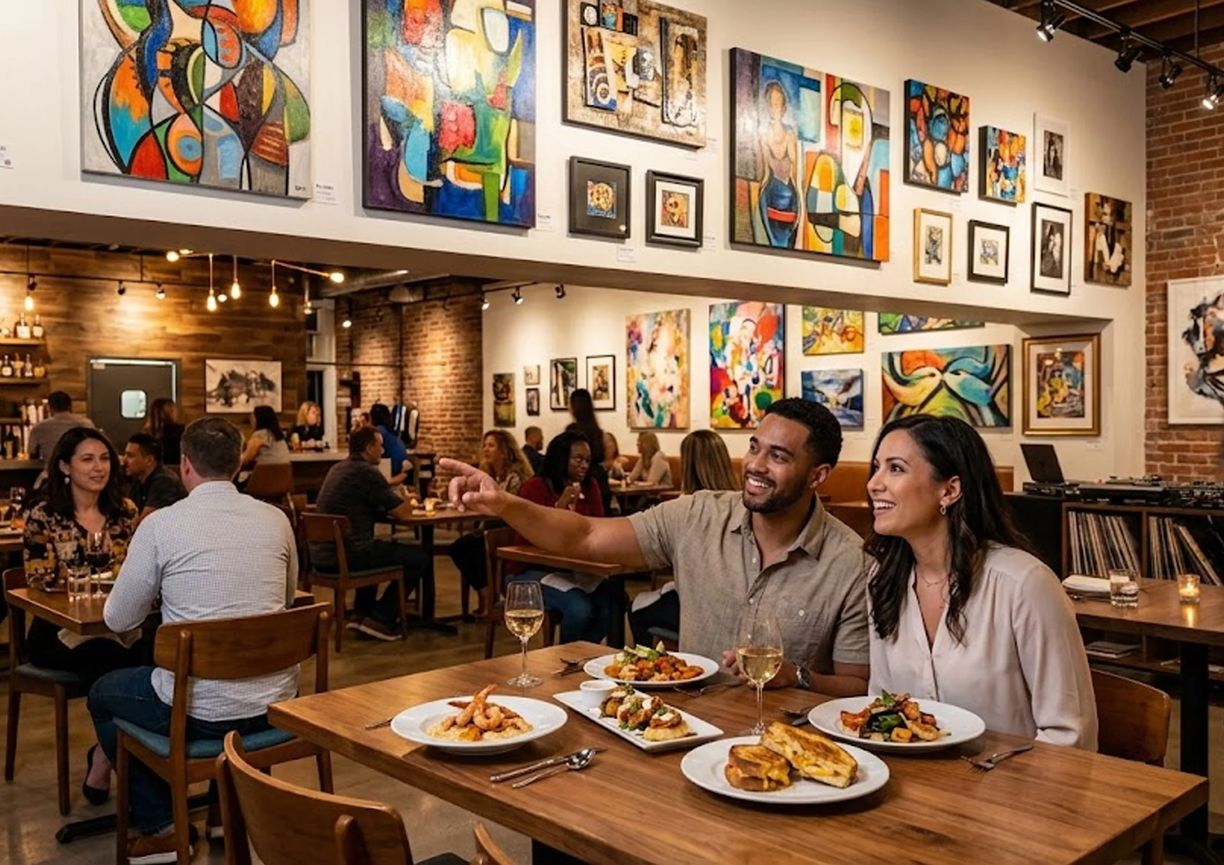 Restaurants Near Henderson Showcasing Local Artists