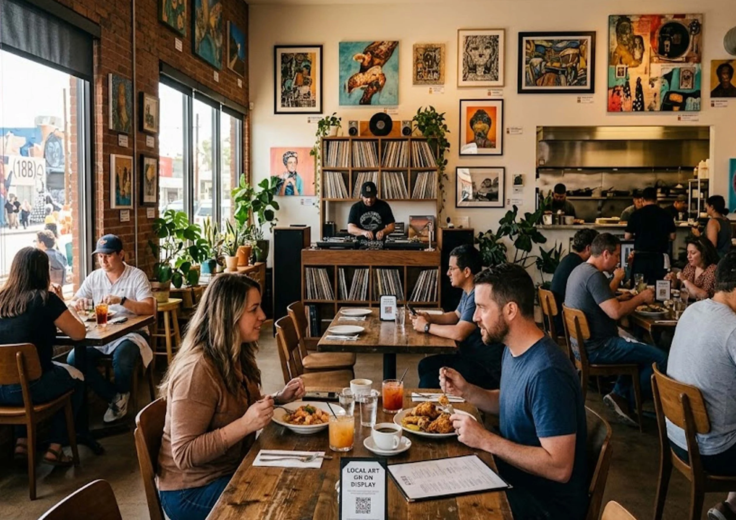 Restaurants Near Enterprise Showcasing Local Artists