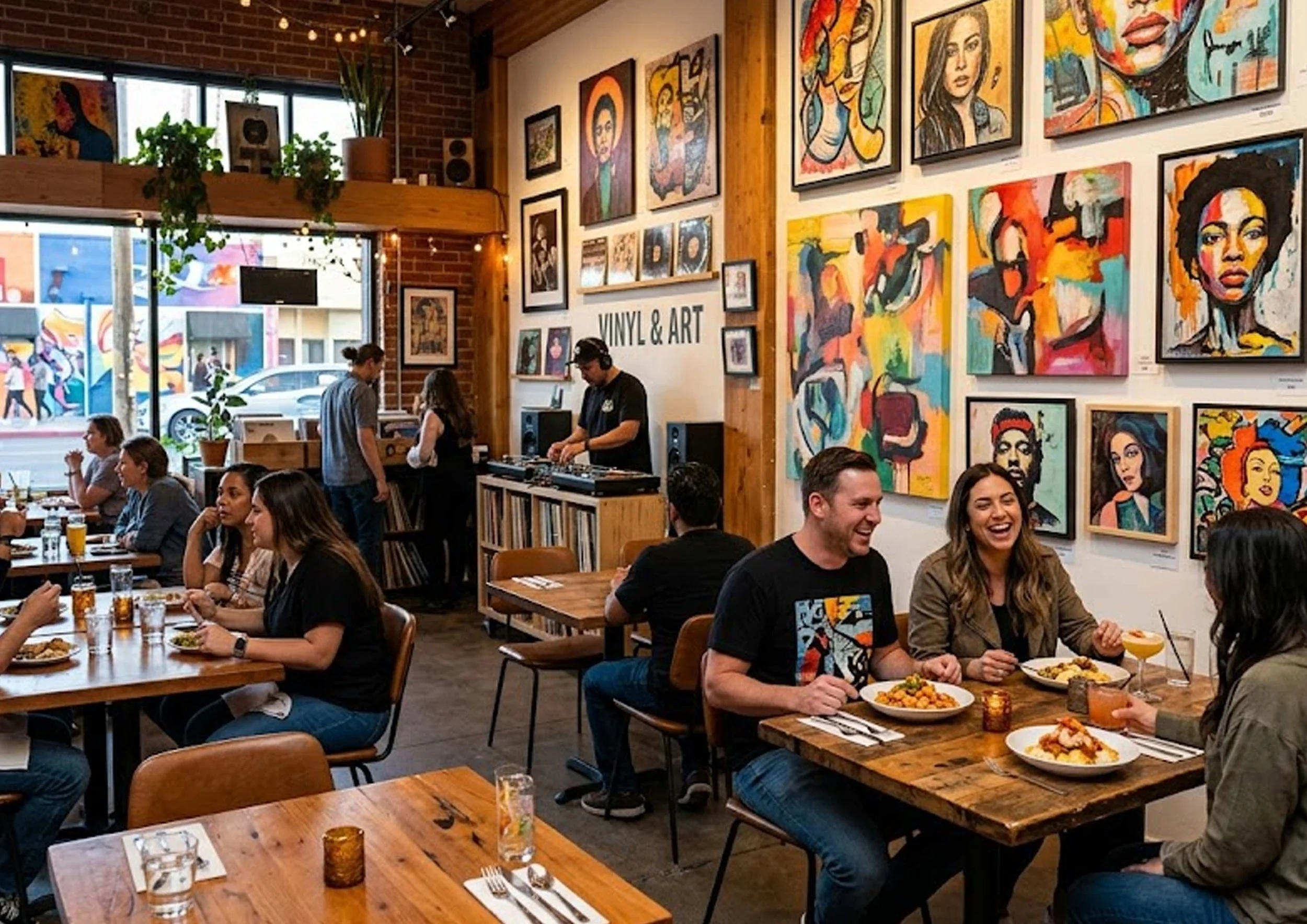 How Local Art Enhances Dining Near Winchester
