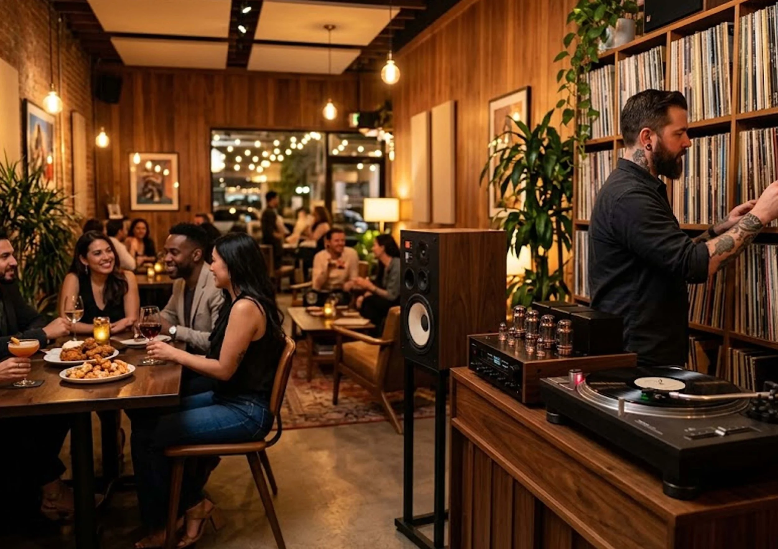Restaurants Near Winchester With Vinyl and Hi-Fi Sound