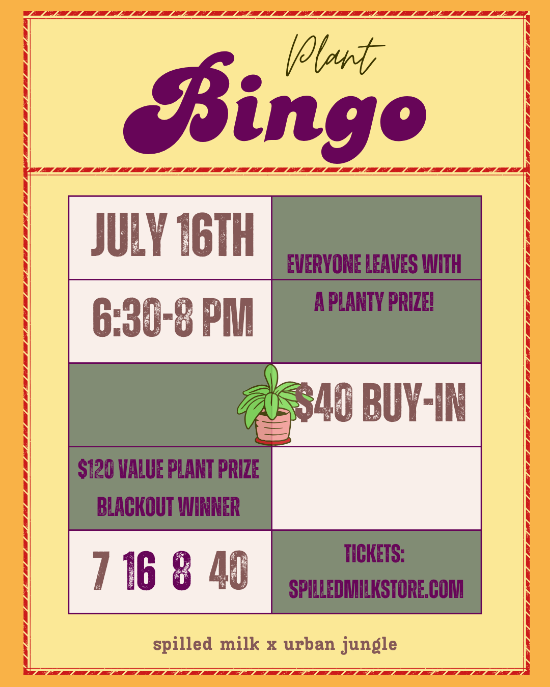 PLANT BINGO