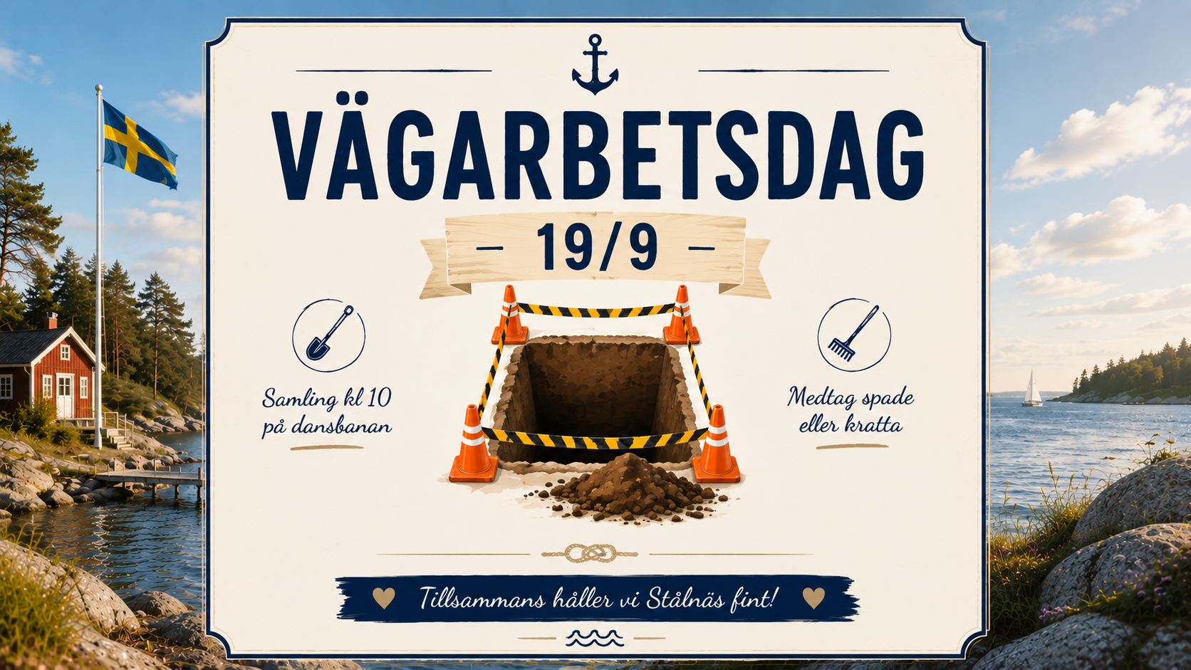 Vägarbetsdag 19/9