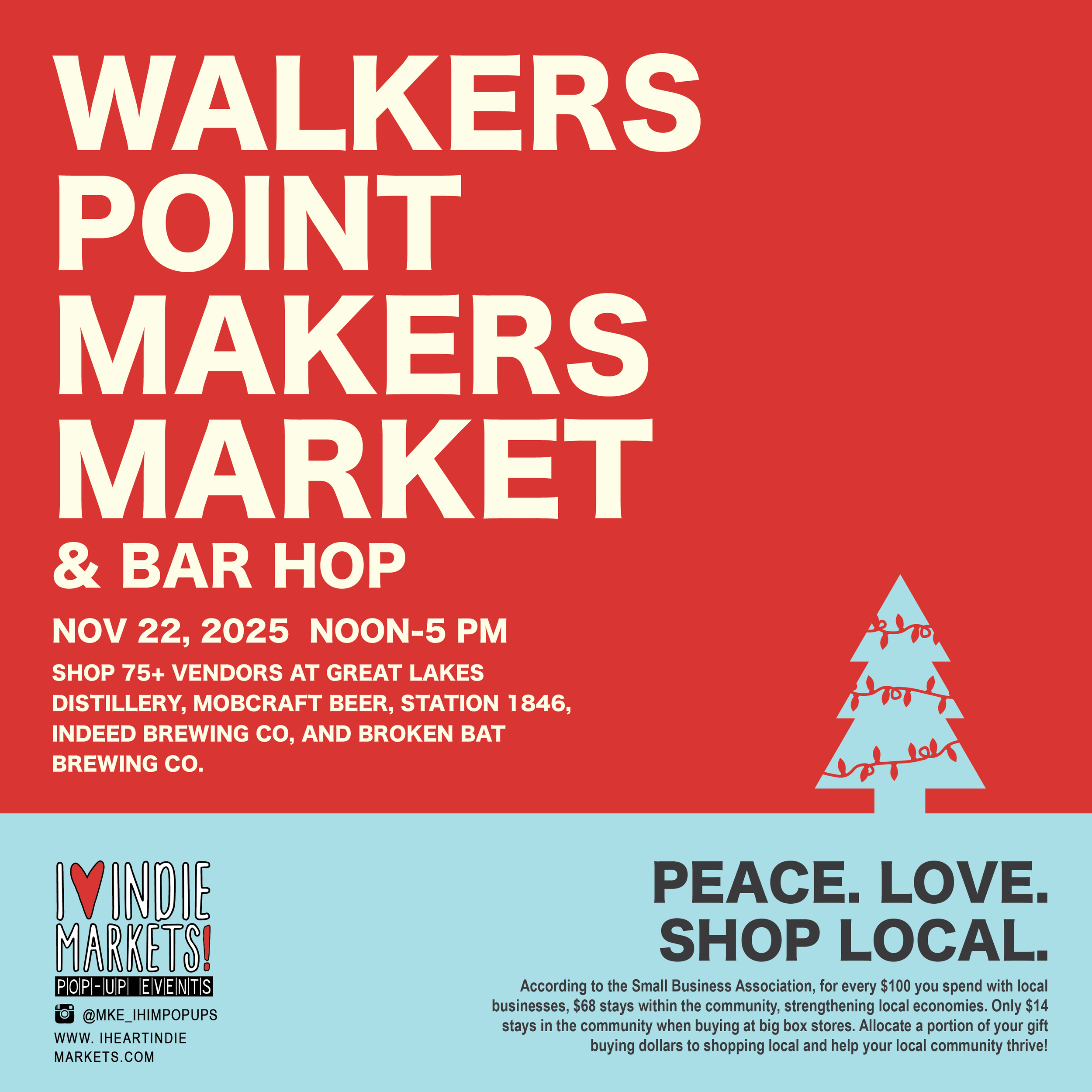 Walkers Point Makers Market and Bar Hop