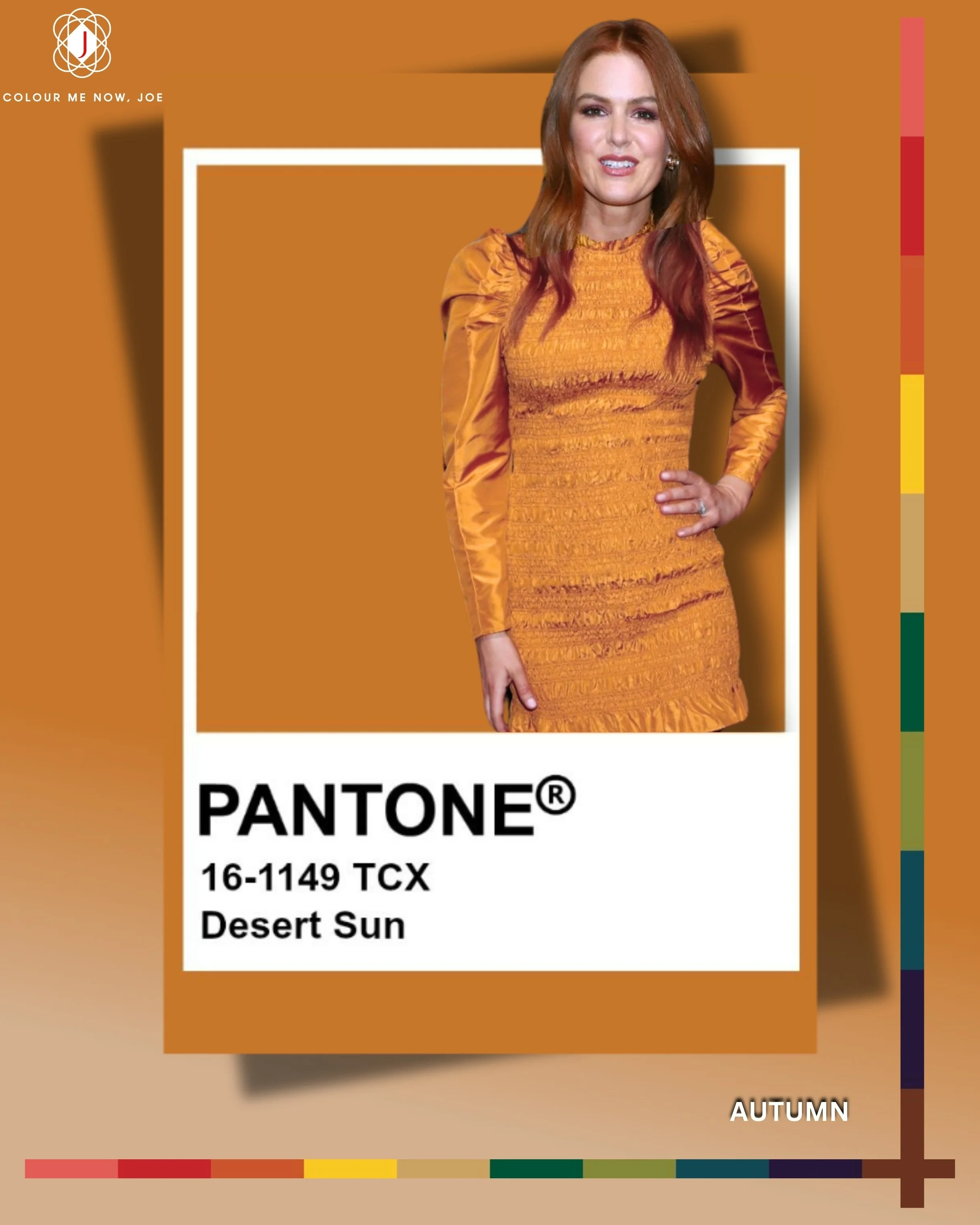 How can you talk about autumn without mentioning orange?! Desert Sun is a warm, tawny orange with sun-baked depth, reminiscent of late-afternoon light over golden dunes. It radiates comfort and energy, making it ideal for adding warmth to autumn and