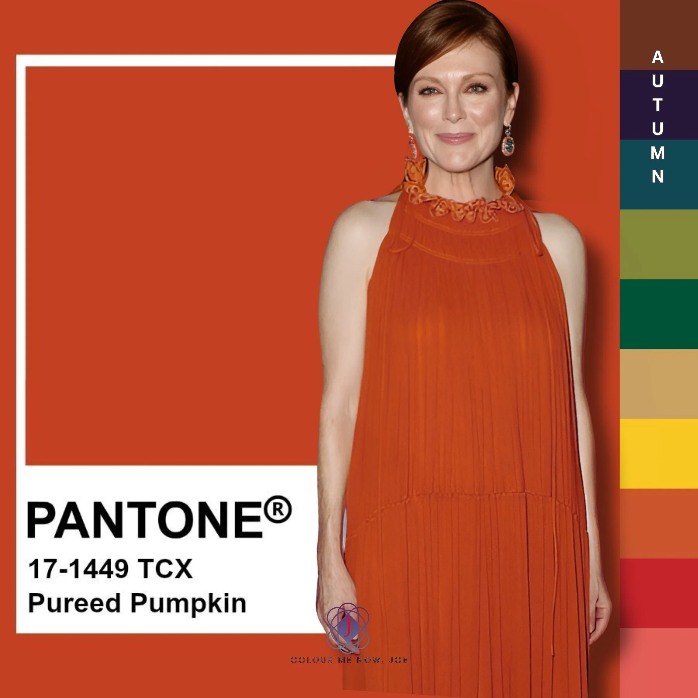 What would autumn 🍂 be if #pantone didn't indulge in a little orange in it. Pureed pumpkin is a warm, rich shade of red-orange. 🧡 This colour evokes a sense of warmth and cosiness, reminiscent of autumn leaves or a freshly baked pumpkin pie.
I lov