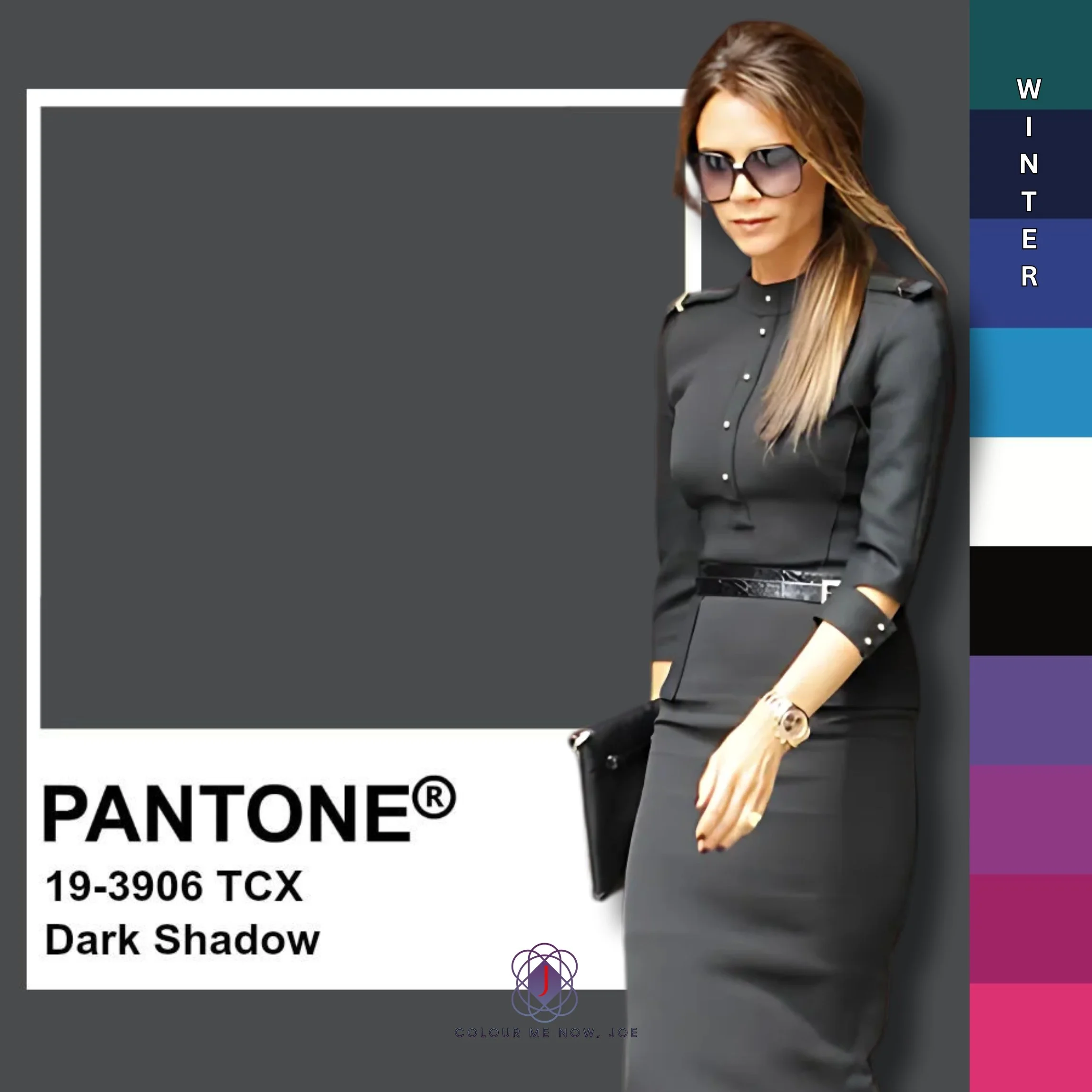 Pantone's Dark Shadows is a deep, moody grey that exudes a sense of sophistication and mystery. This versatile shade can serve as a neutral backdrop, allowing brighter colours to pop, or it can be used to create a dramatic monochromatic look when pai