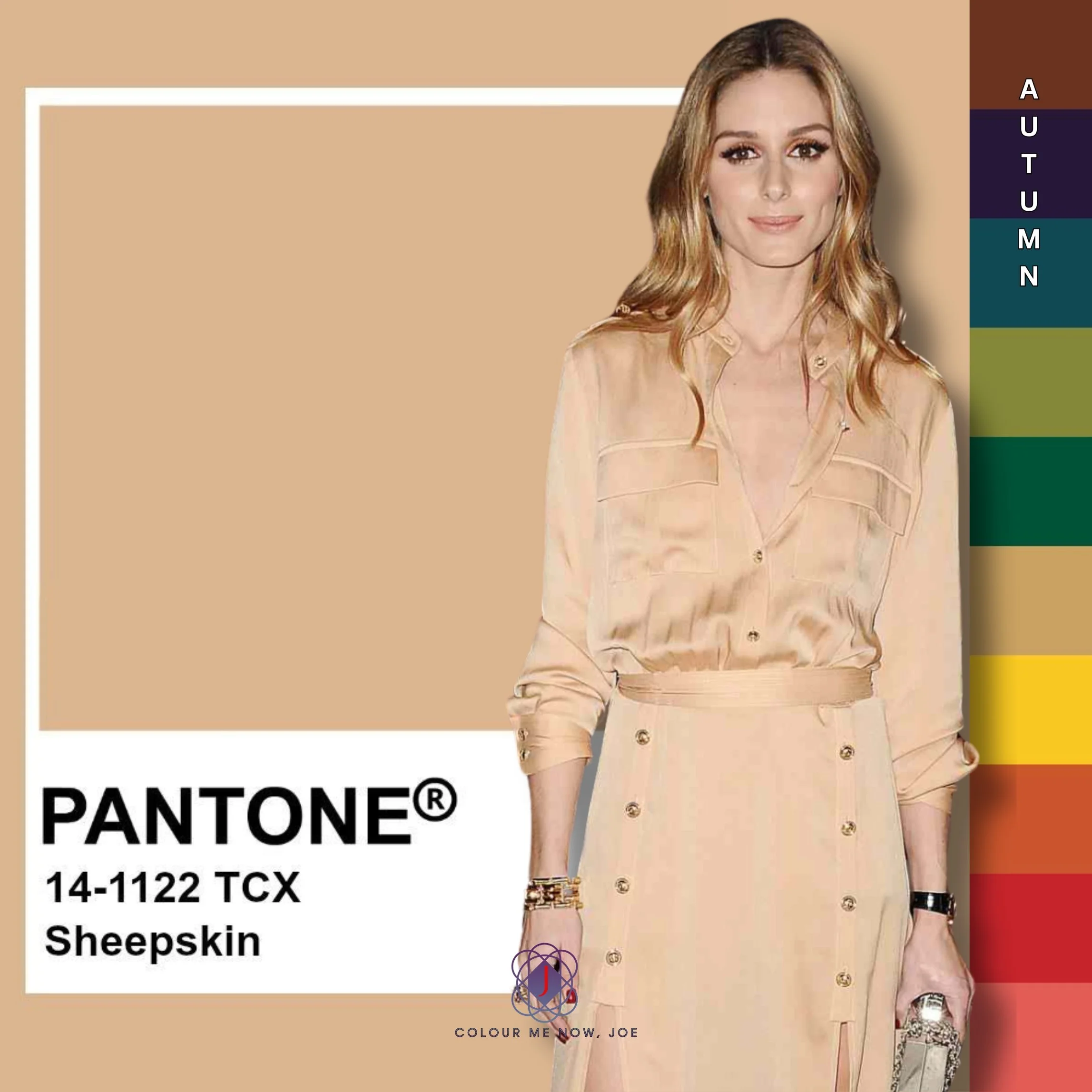 Pantone's Sheepskin is a warm, creamy beige that exudes a soft and inviting feel.
This versatile neutral can be easily paired with a range of colours, including earthy tones like terracotta and olive green for a natural look. For a more sophisticate